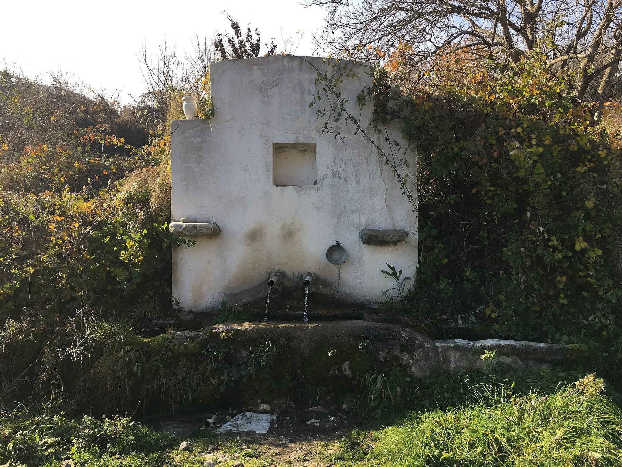 Photo showing: Village pump in Trojaci