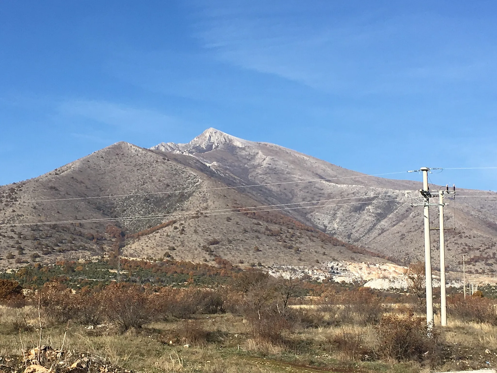 Photo showing: Peak Kozjak (1,746 m) on the Babuna Mountain