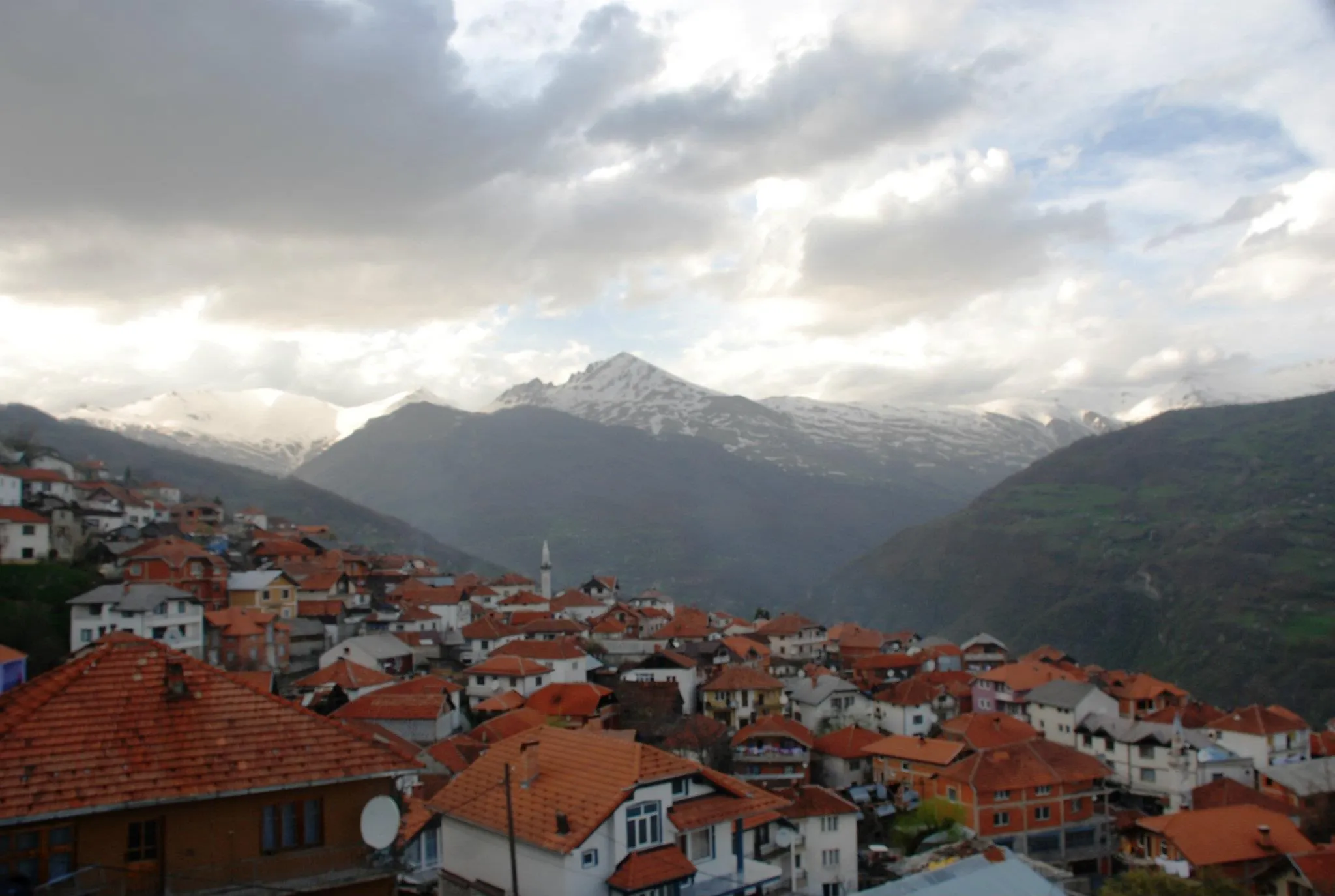 Photo showing: View Of Vilage Shipkovica in Shar Planina Nearby Popova Shapka ski center in Tetovo Republic Of Macedonia