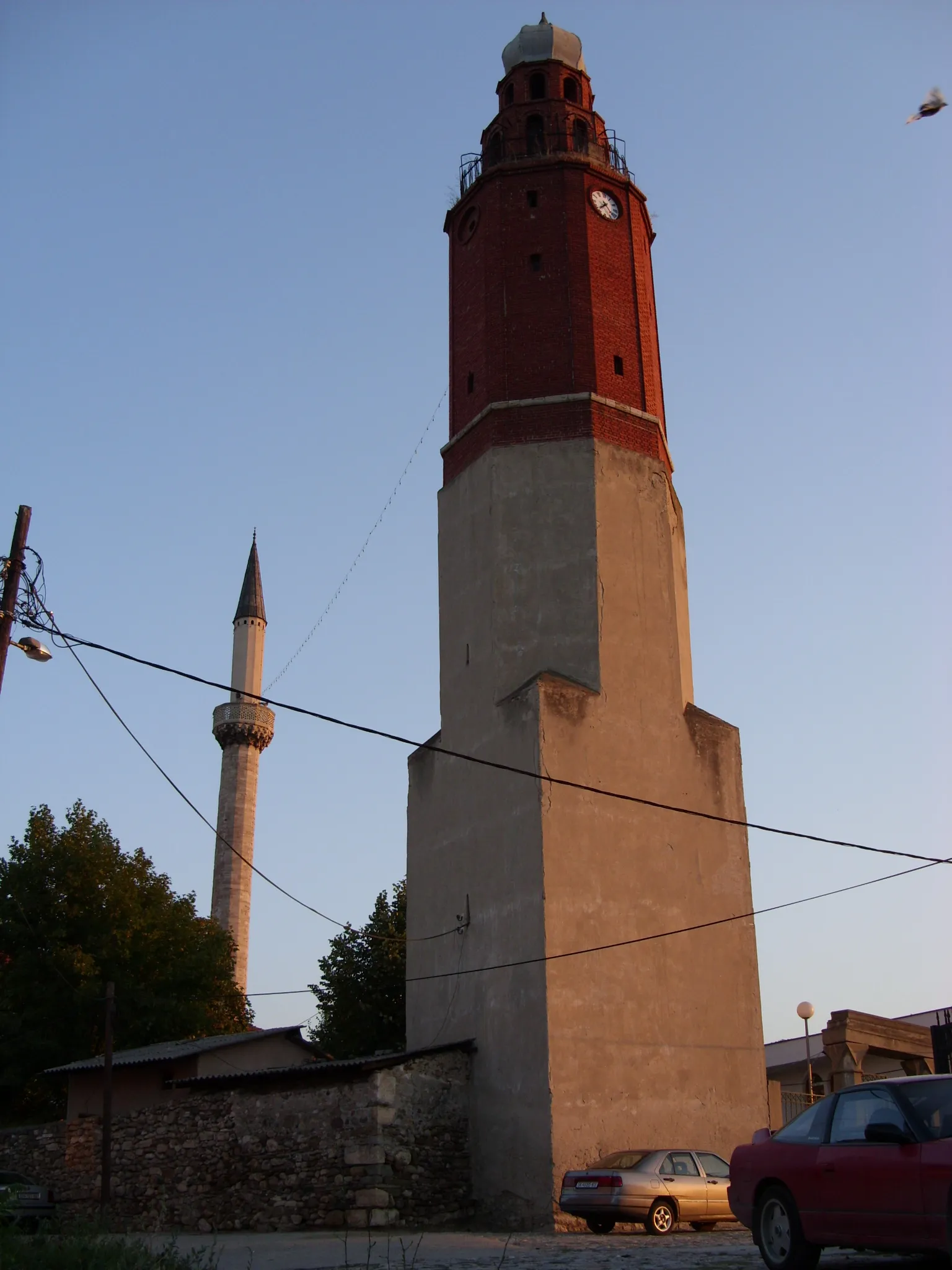 Photo showing: Clock tower in Skopje, Macedonia.