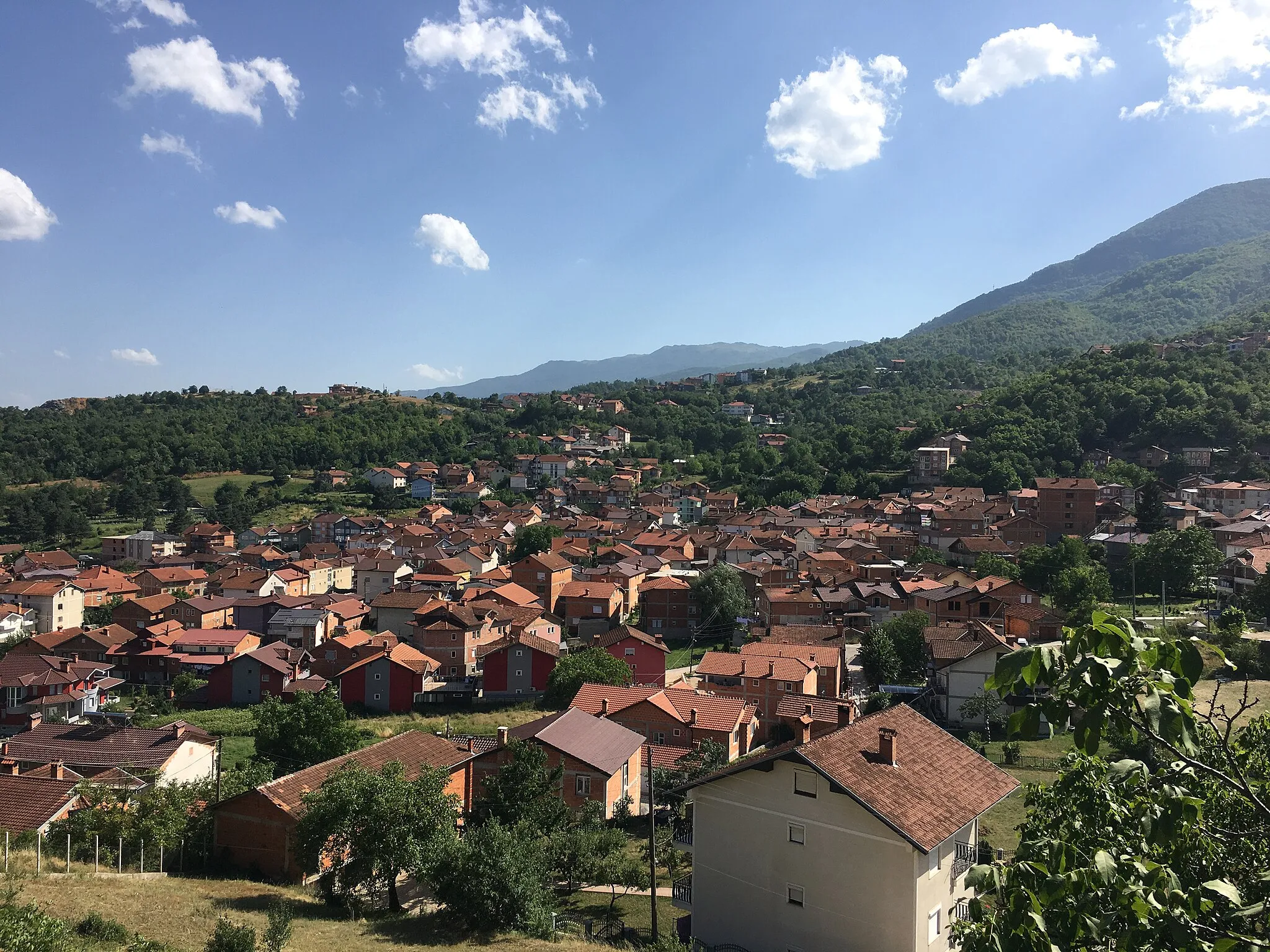 Photo showing: Panoramic view of the village of Labuništa