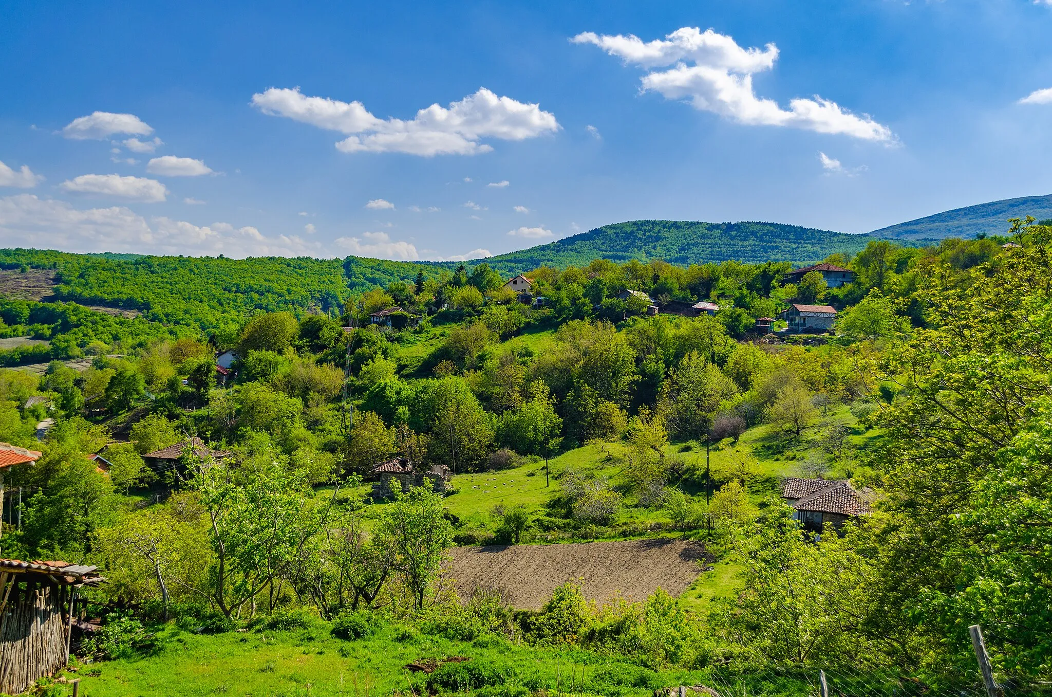 Photo showing: View of the village Sermenin