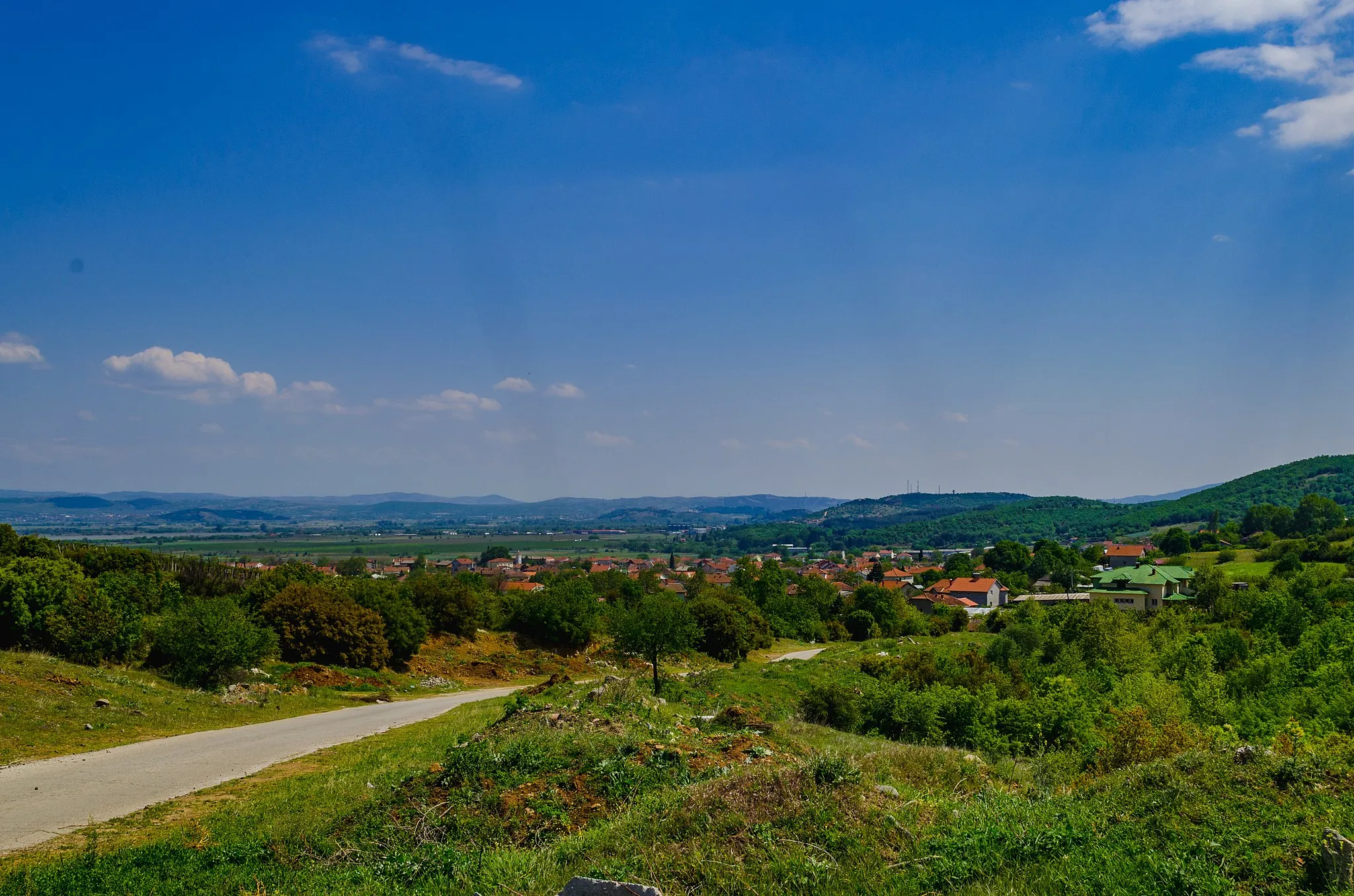 Photo showing: Panoramic view of the village Negorci