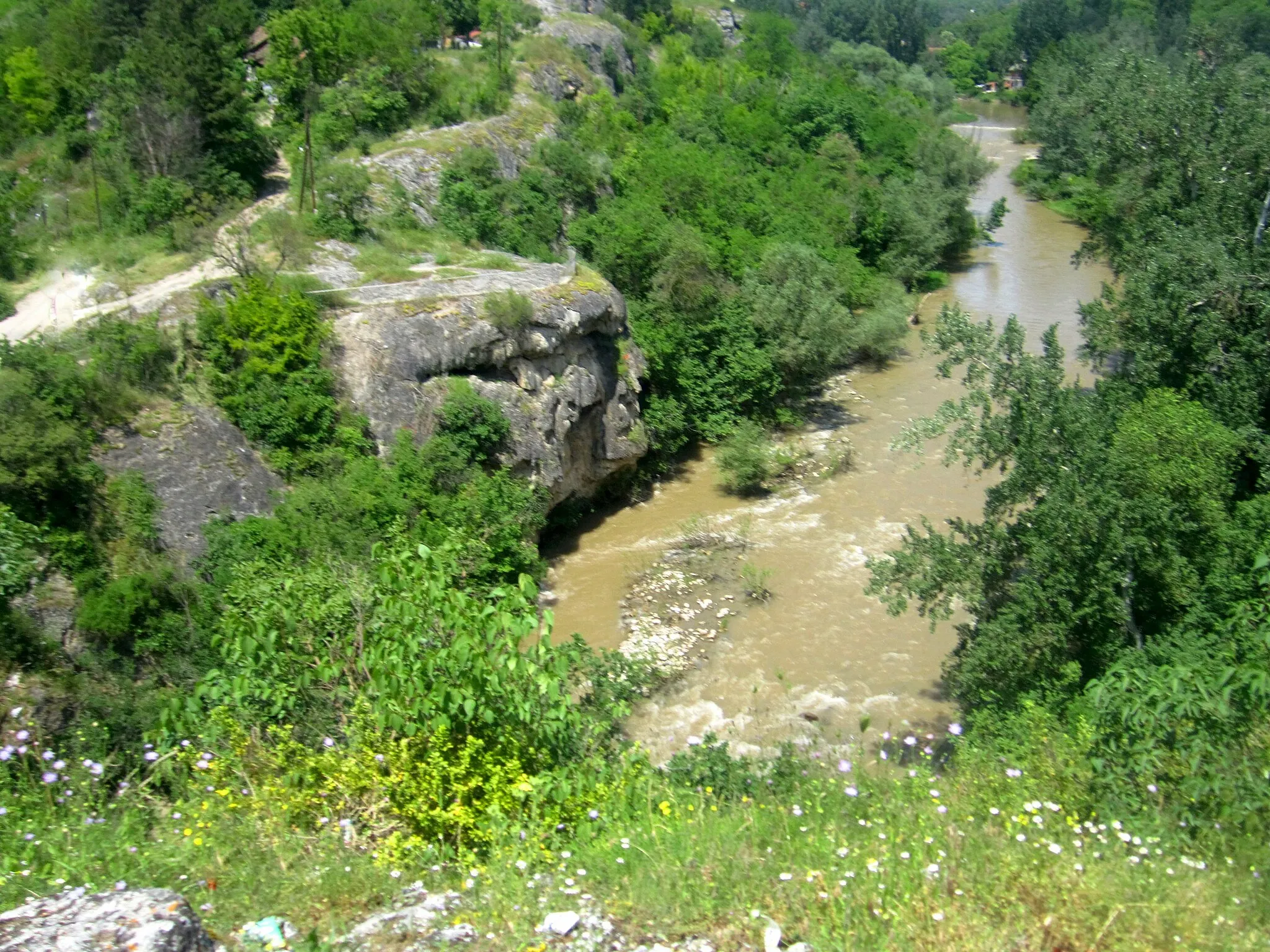 Photo showing: Stream of the river Pchinja near Katlanovska Banja