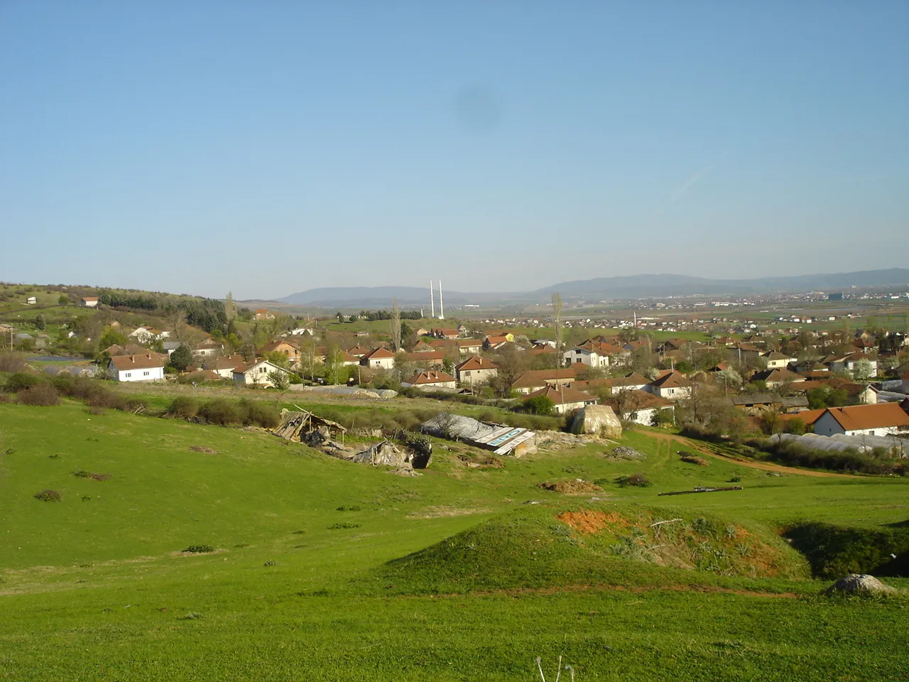 Photo showing: village of Brnjarci, near Skopje, Macedonia