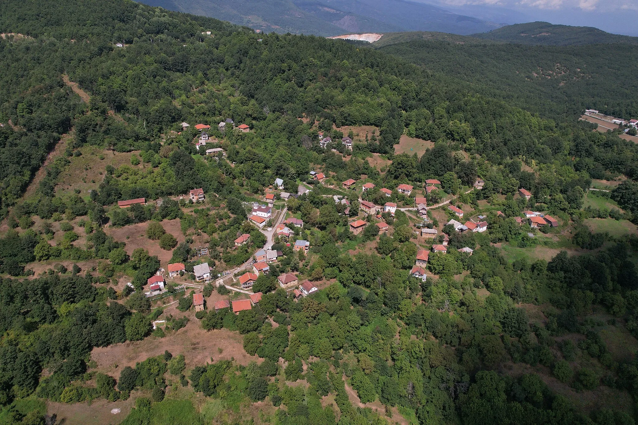 Photo showing: A view of the village of Cerovo