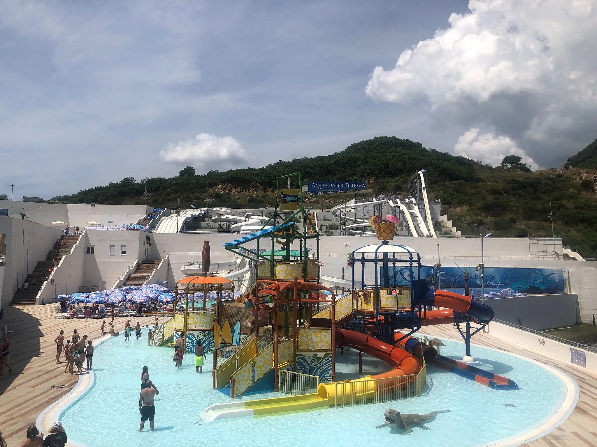 Photo showing: Aquapark Budva in 2019