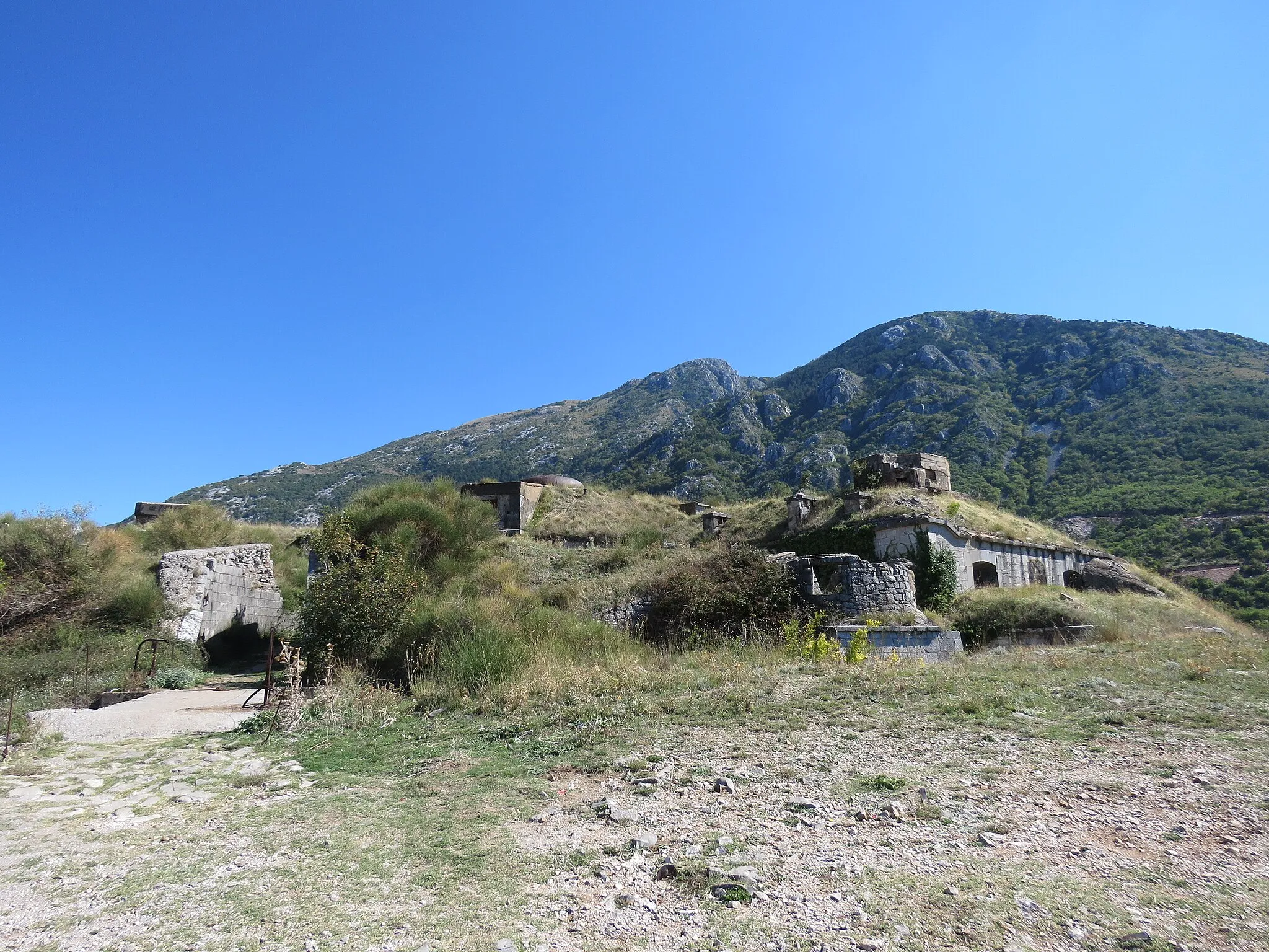 Photo showing: The World War I Fort Gorazda, Montenegro.