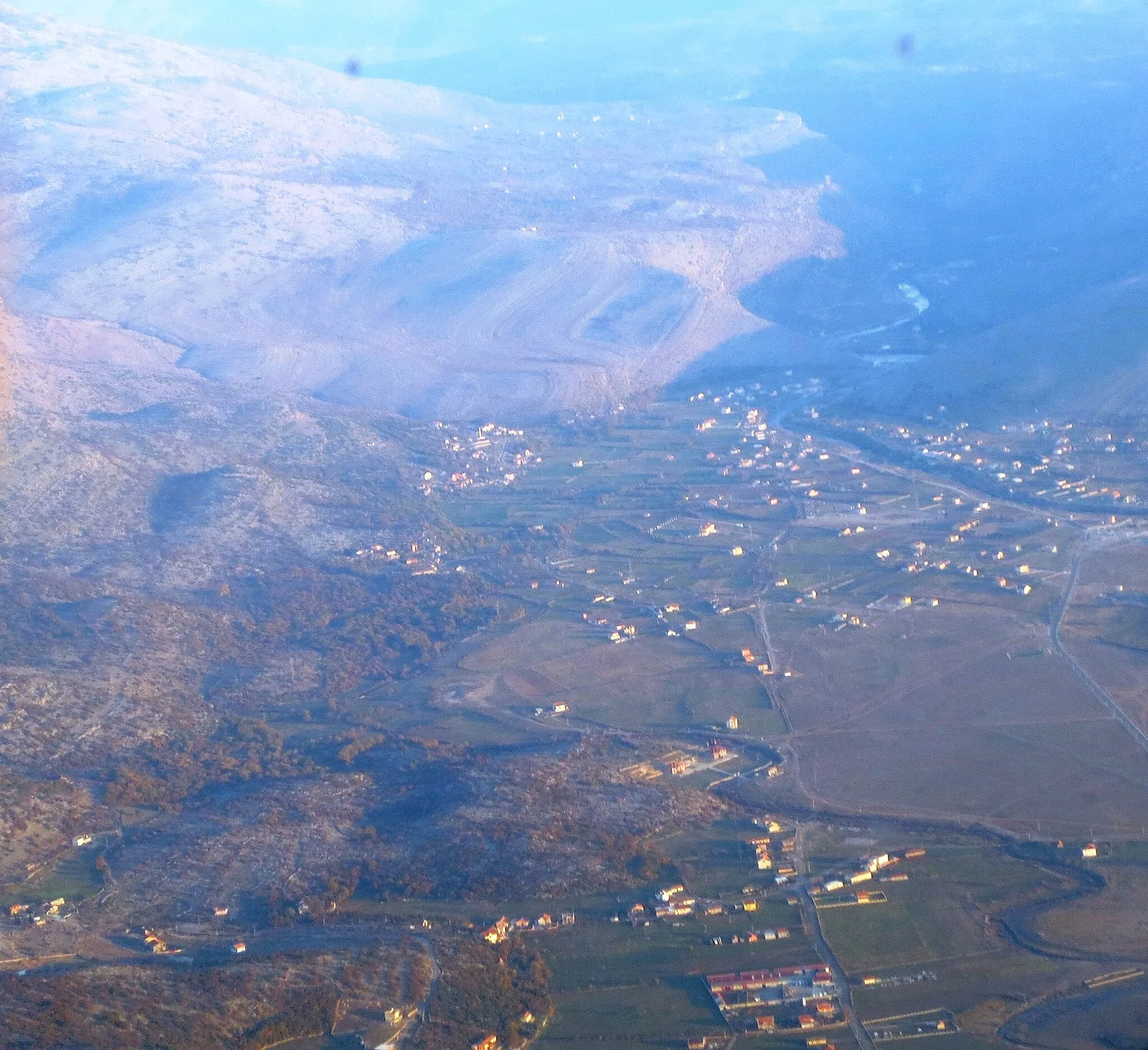 Photo showing: The village of Dinosa, just immediately northeast of Podgorica city, Montenegro