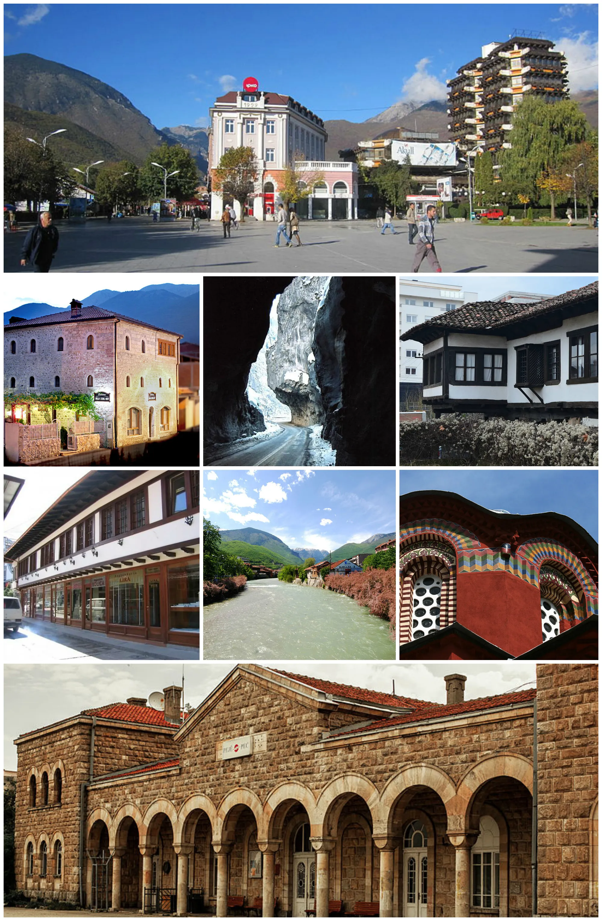 Photo showing: Collage of Peja