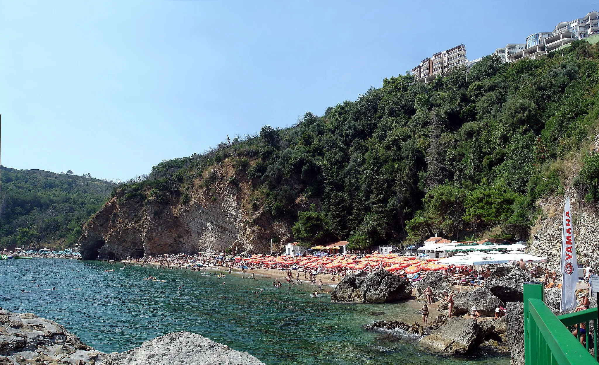 Photo showing: Plaja Mogren din Budva - Muntenegru
