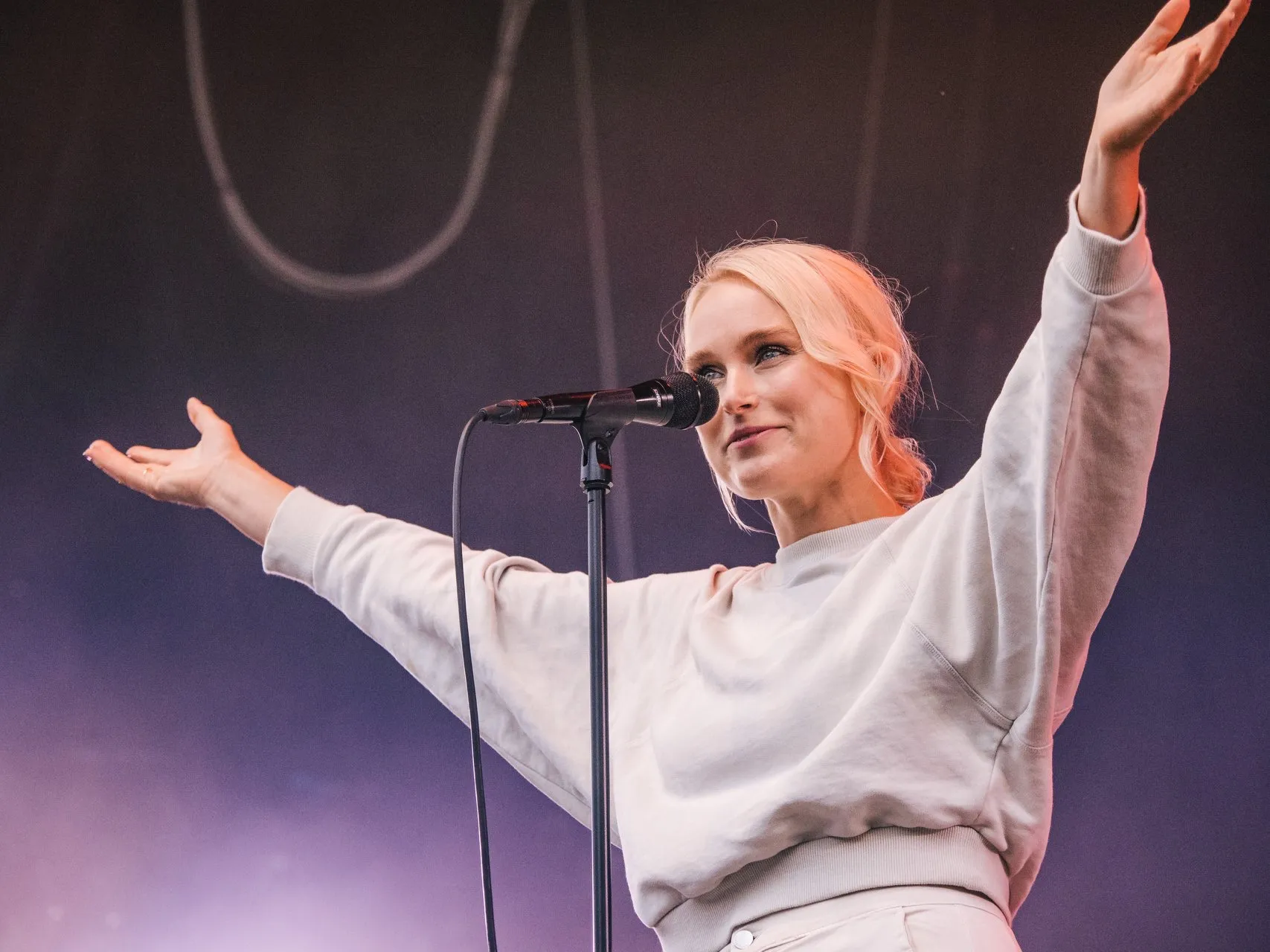 Photo showing: Eva Weel Skram på Parkenfestivalen i Bodø 2019
