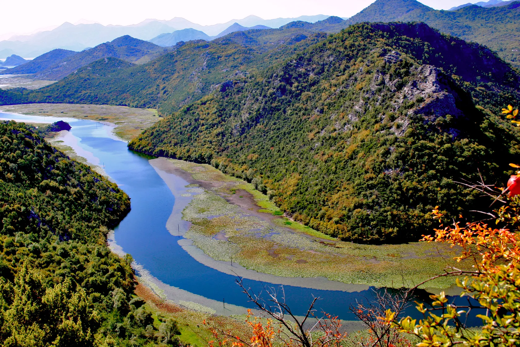 Photo showing: River Crnojevica rijeka in Montenegro.