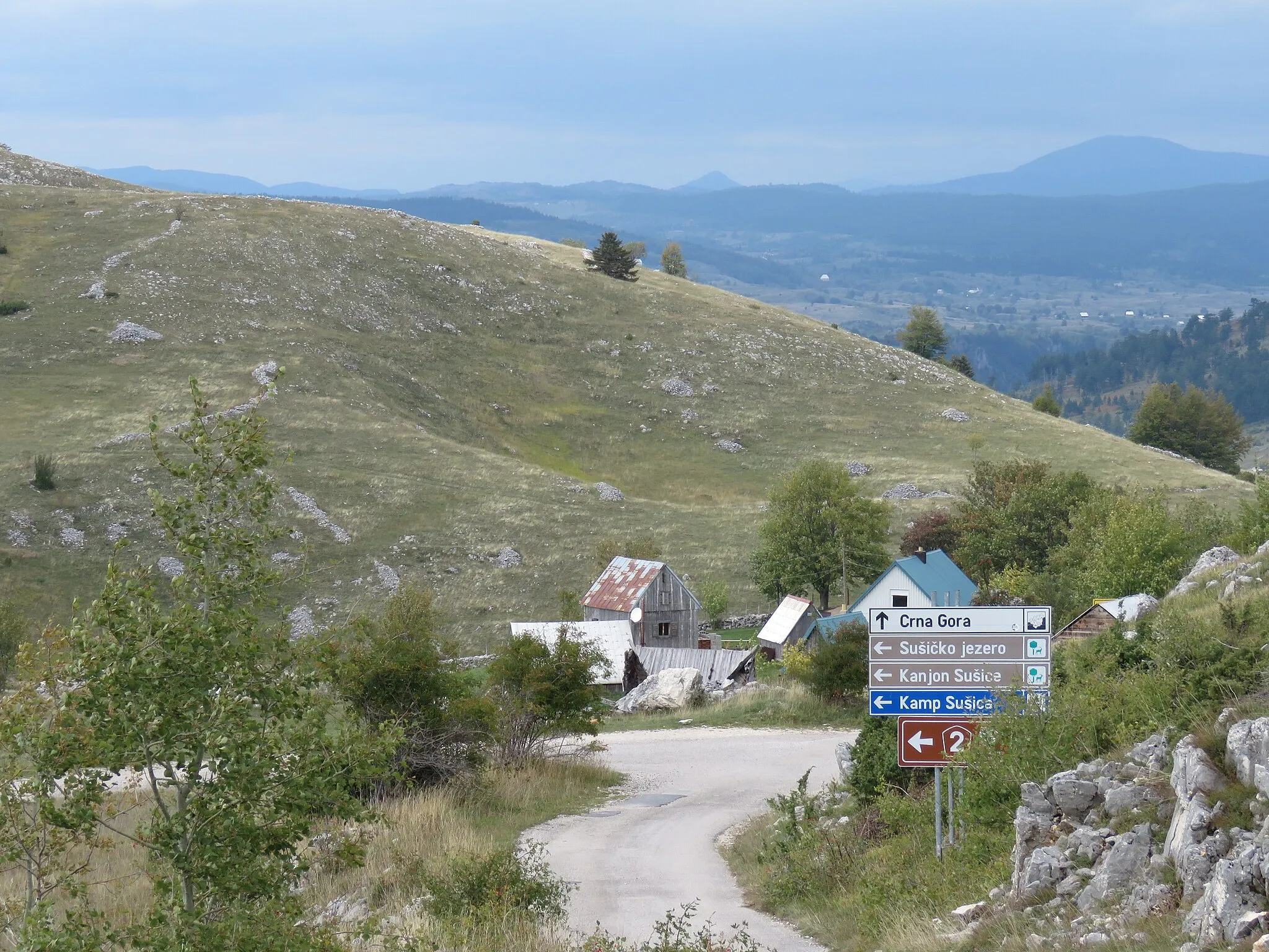 Photo showing: The village of Mala Crna Gora, Montenegro.