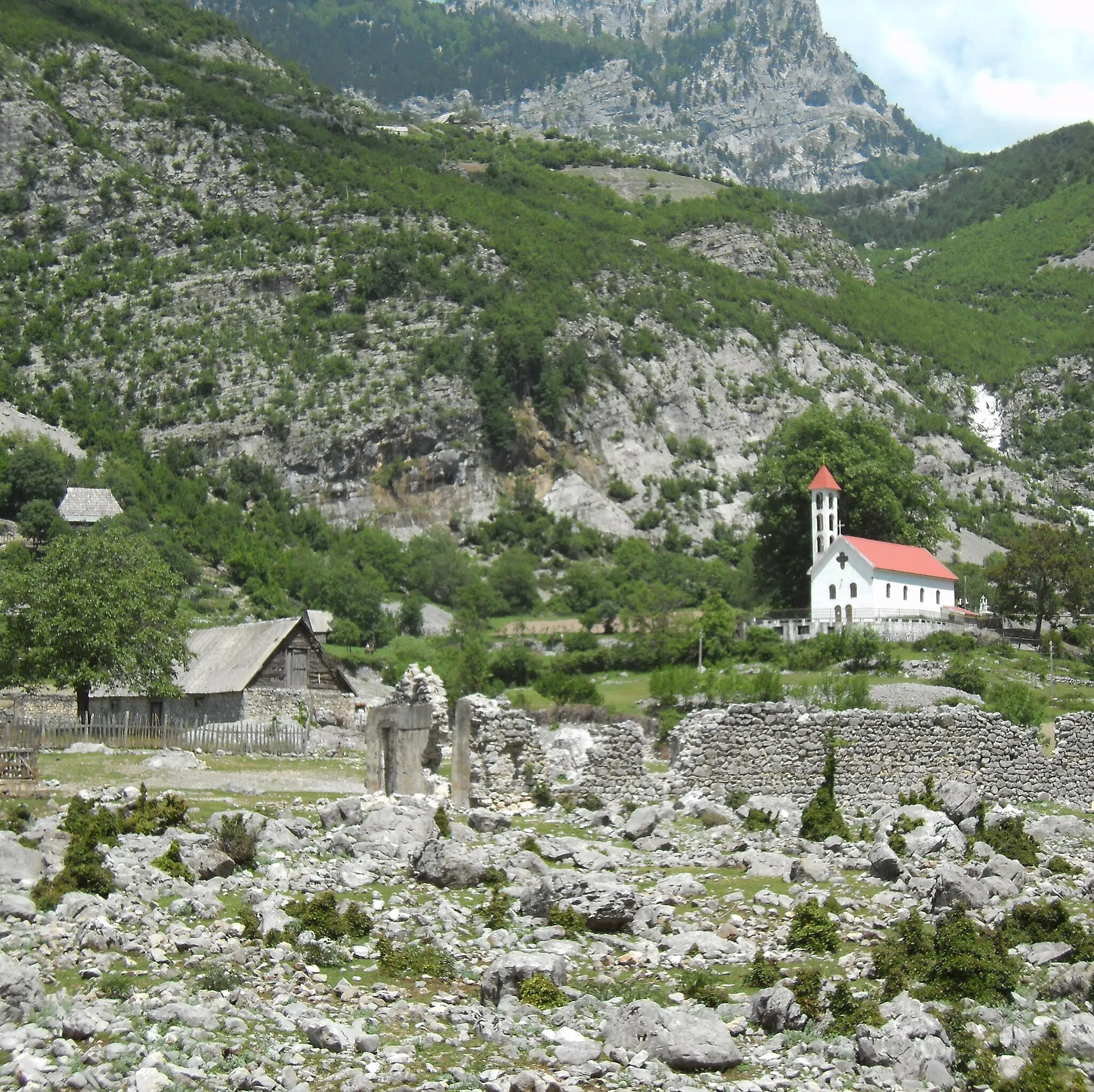 Photo showing: Kirche von Nikc, Albanien