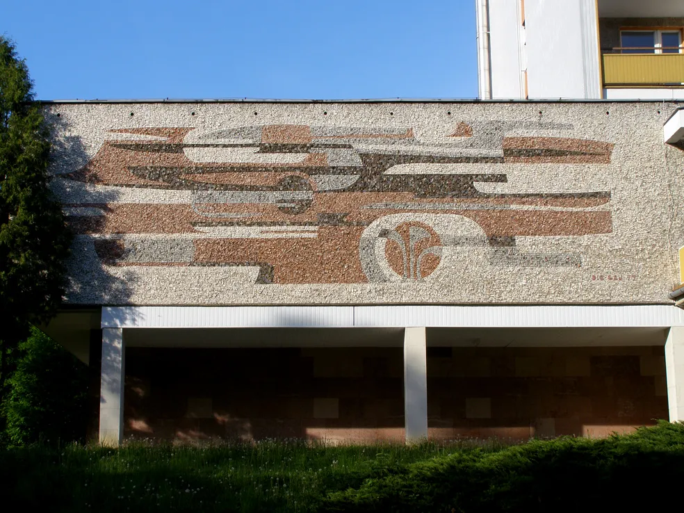 Photo showing: Mozaika na budove