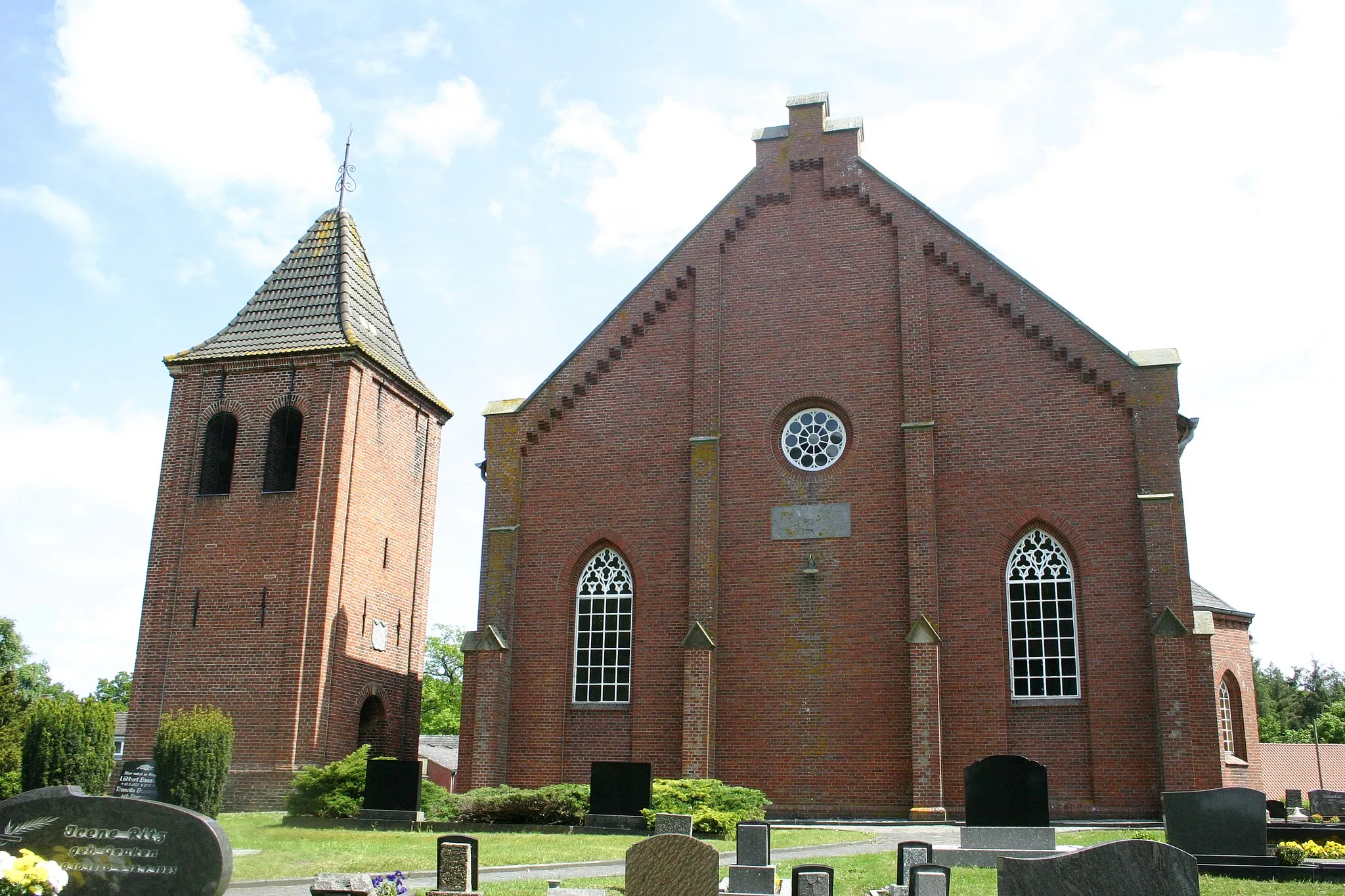 Photo showing: Historic church in Wymeer, district of Leer, East Frisia, Germany