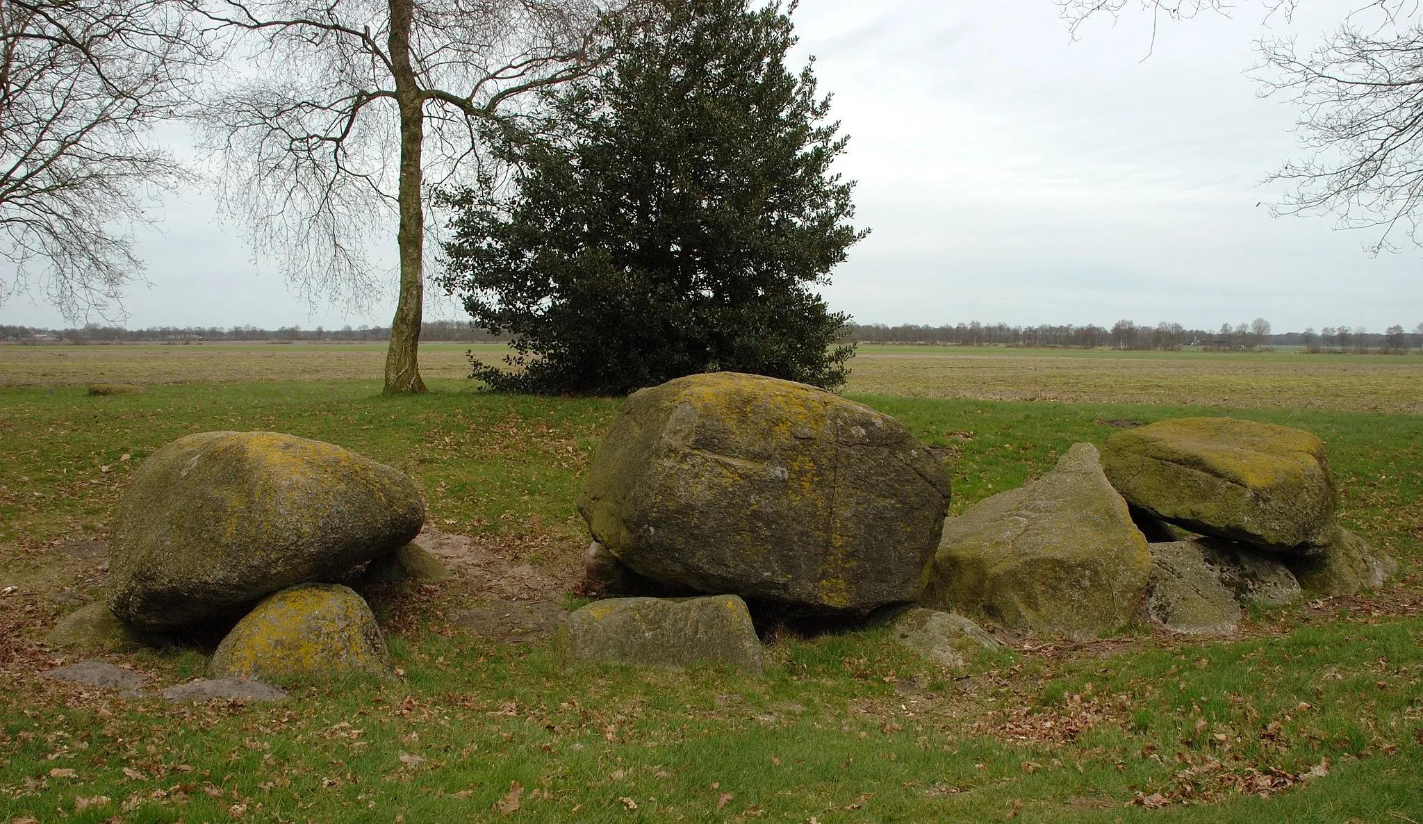 Photo showing: dolmen near the village of Zeijen, province Drenthe, The Netherlands