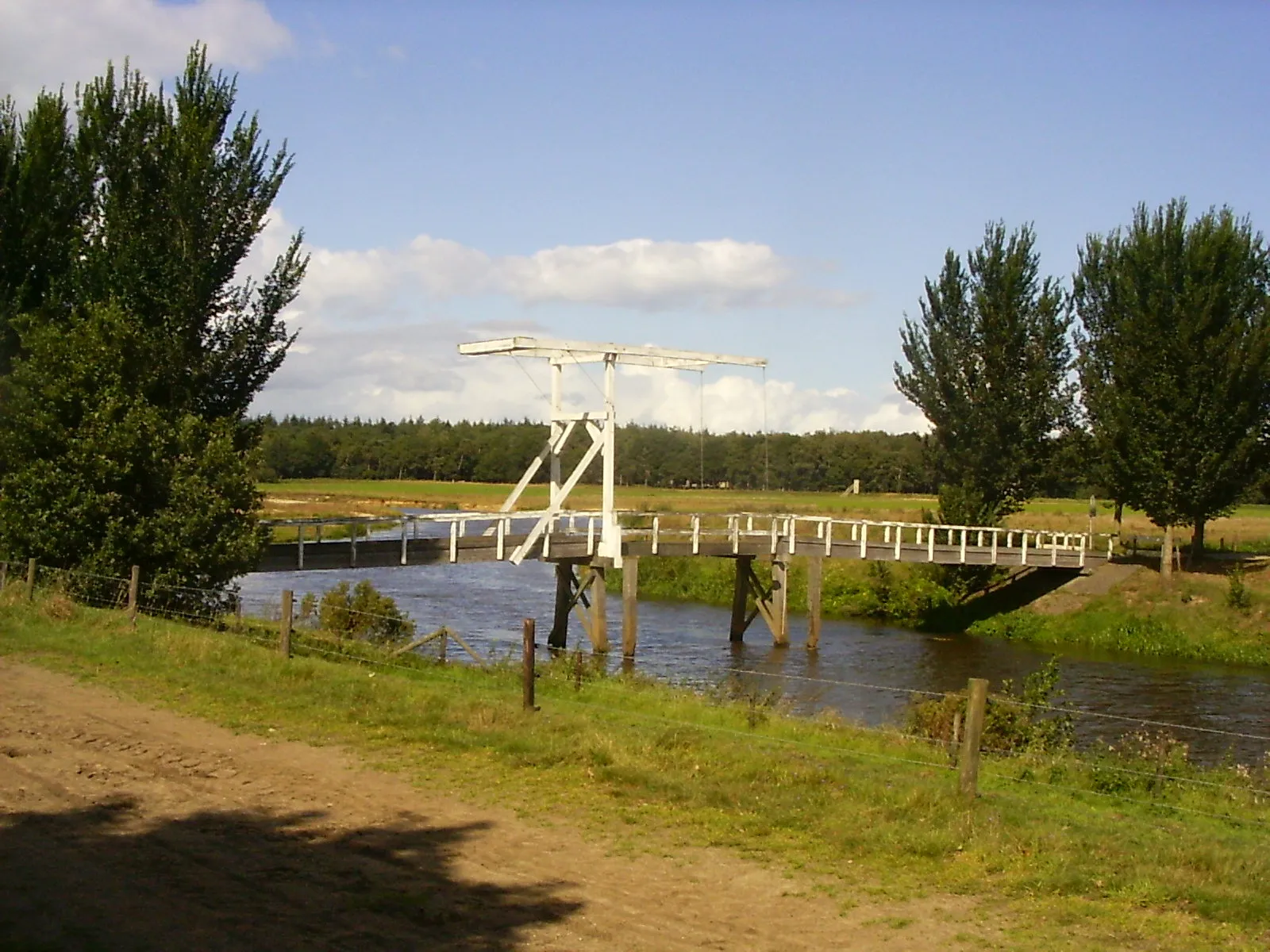 Photo showing: Giethemerkerkbrug over de Regge tussen Giethmen en Ommen