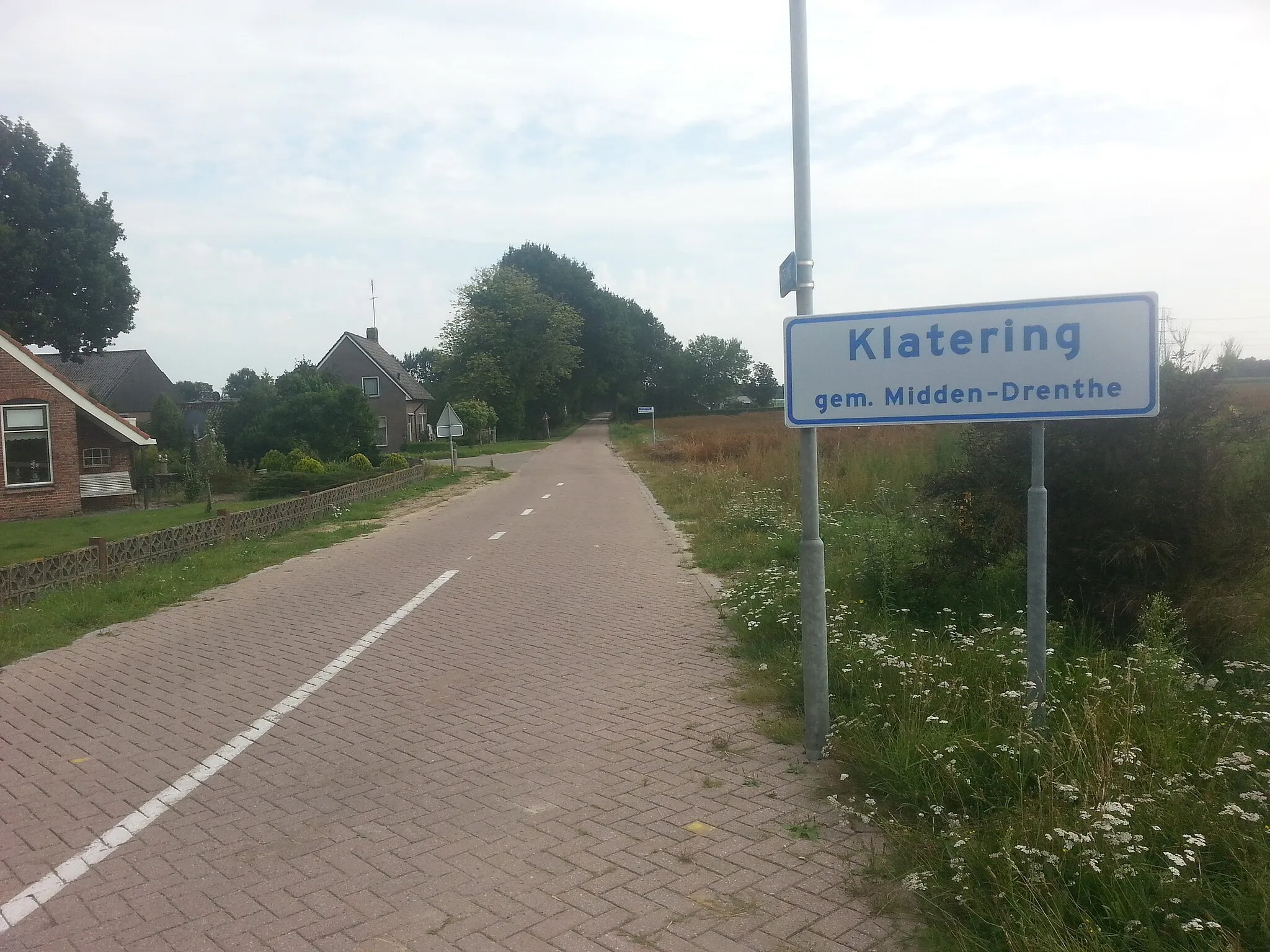 Photo showing: Klatering tijdens fietstocht.