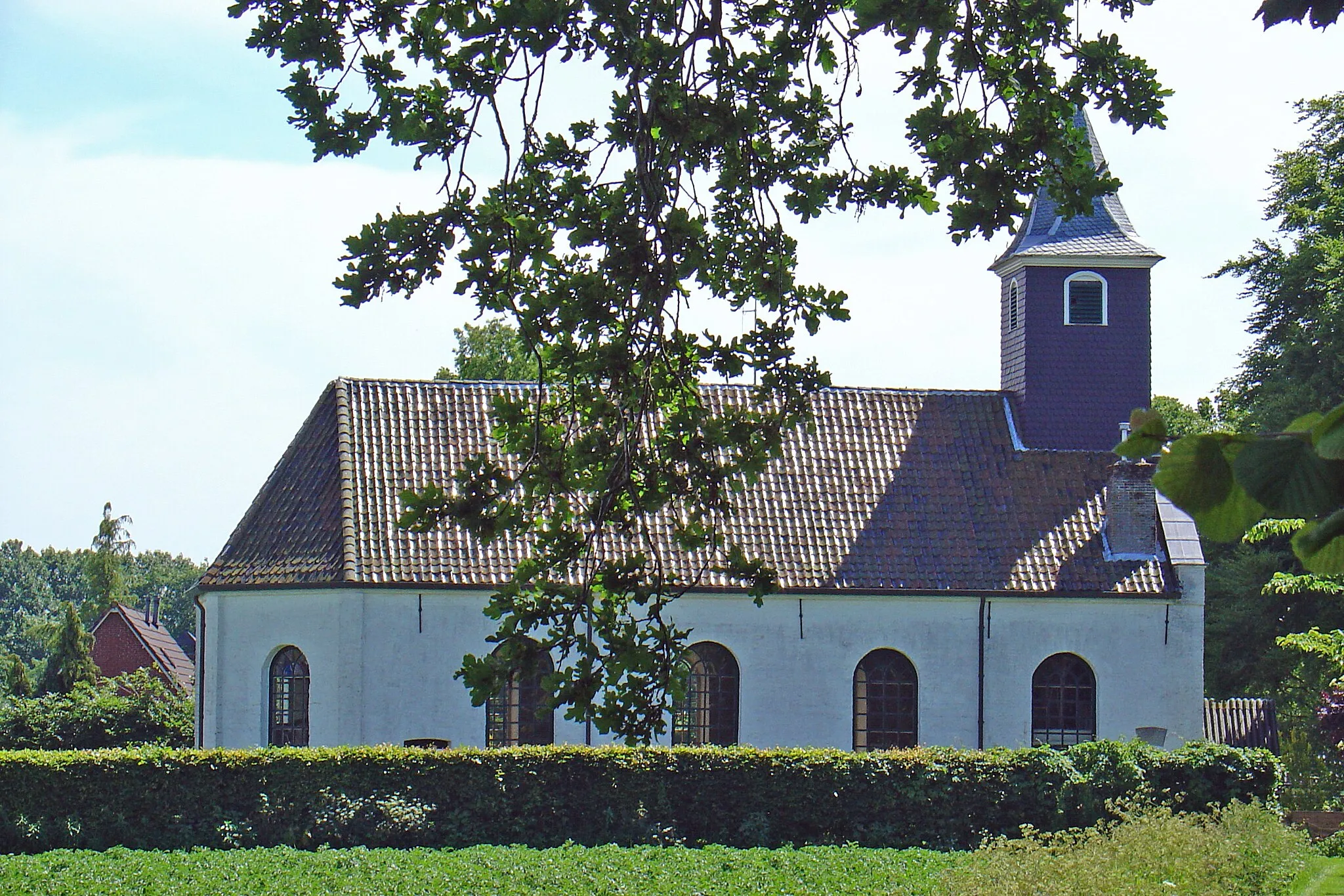 Photo showing: Het witte kerkje van Gasselte.