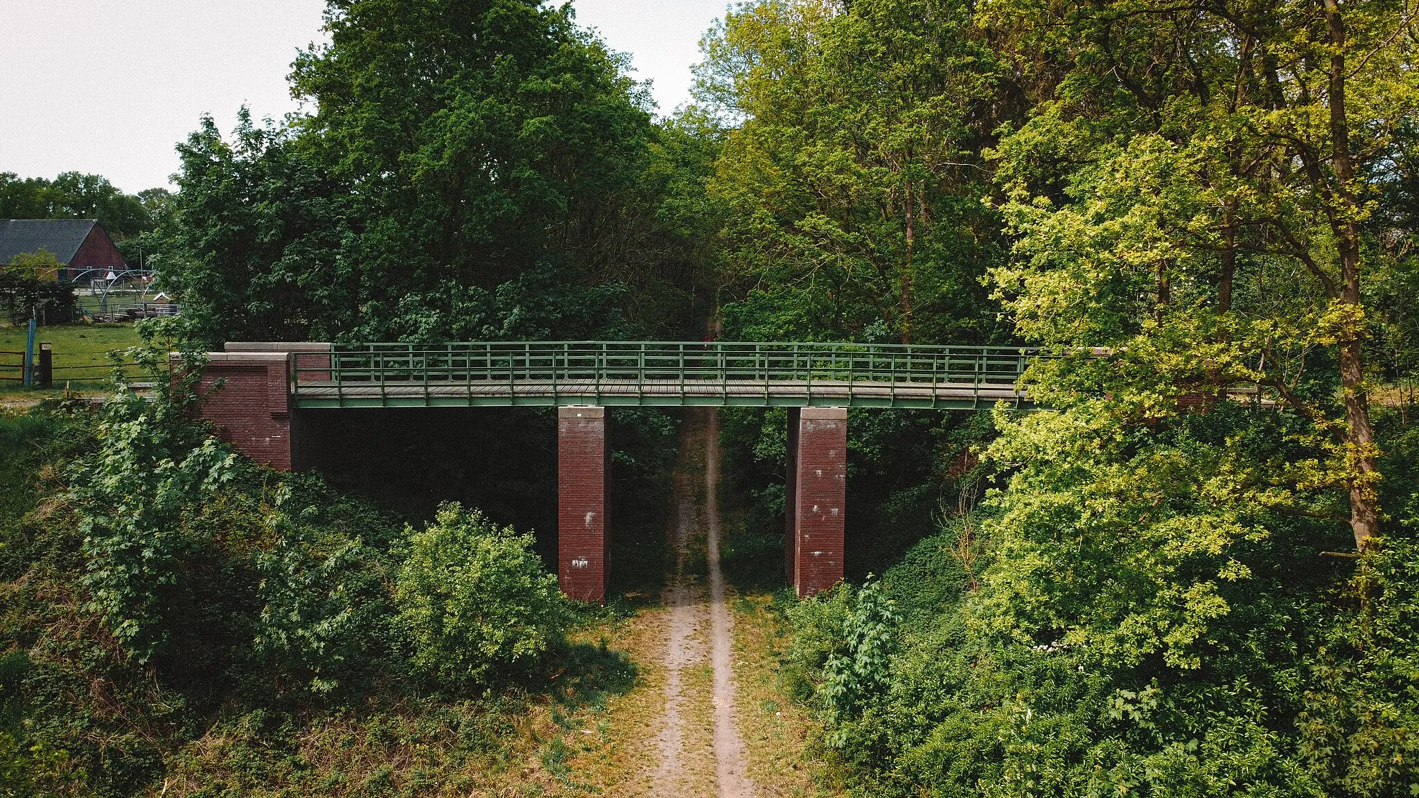 Photo showing: Spoorbrug Ravijnzicht te Gasselte in 2020