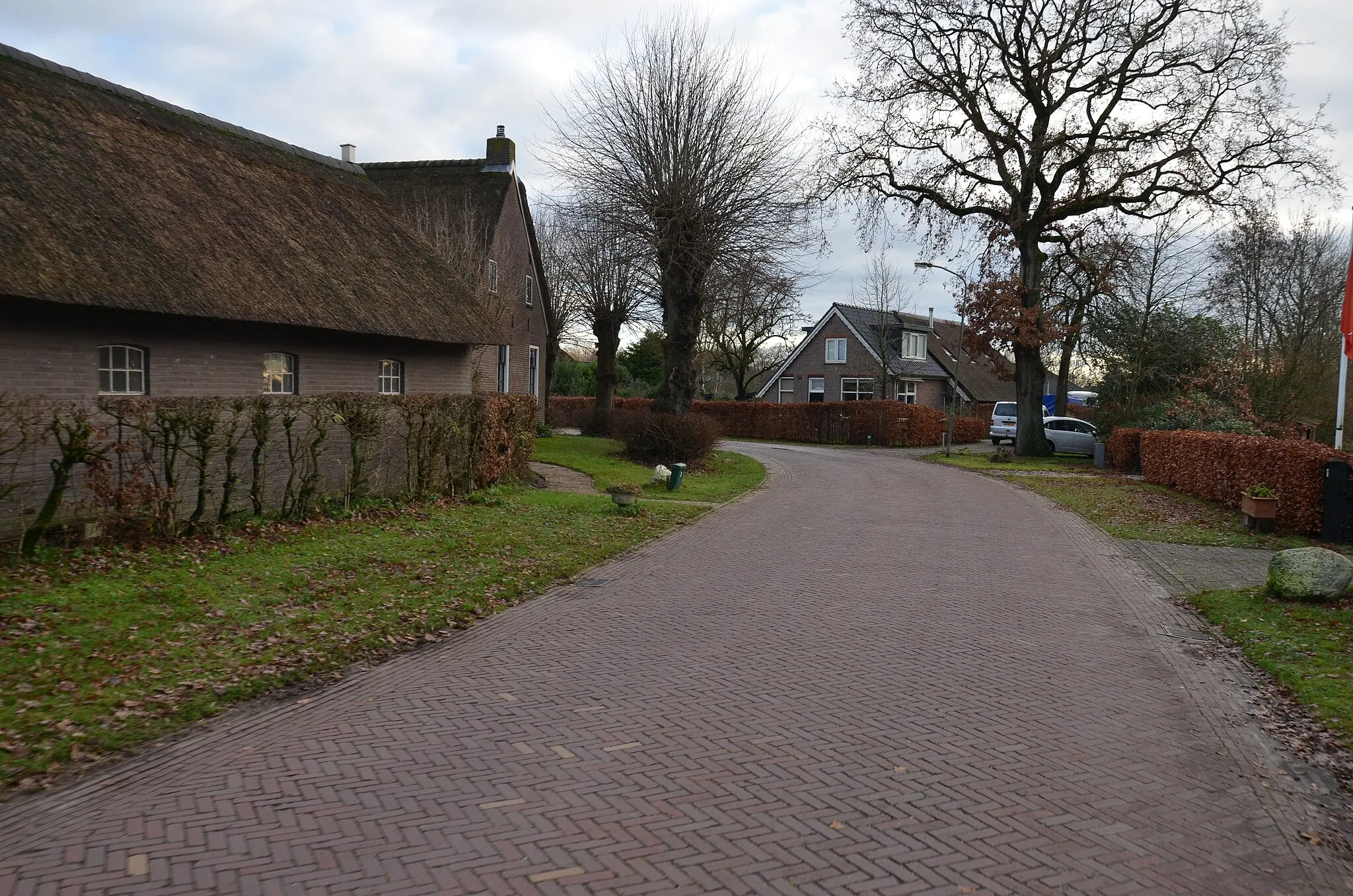 Photo showing: De plaats Nijlande in Drenthe.