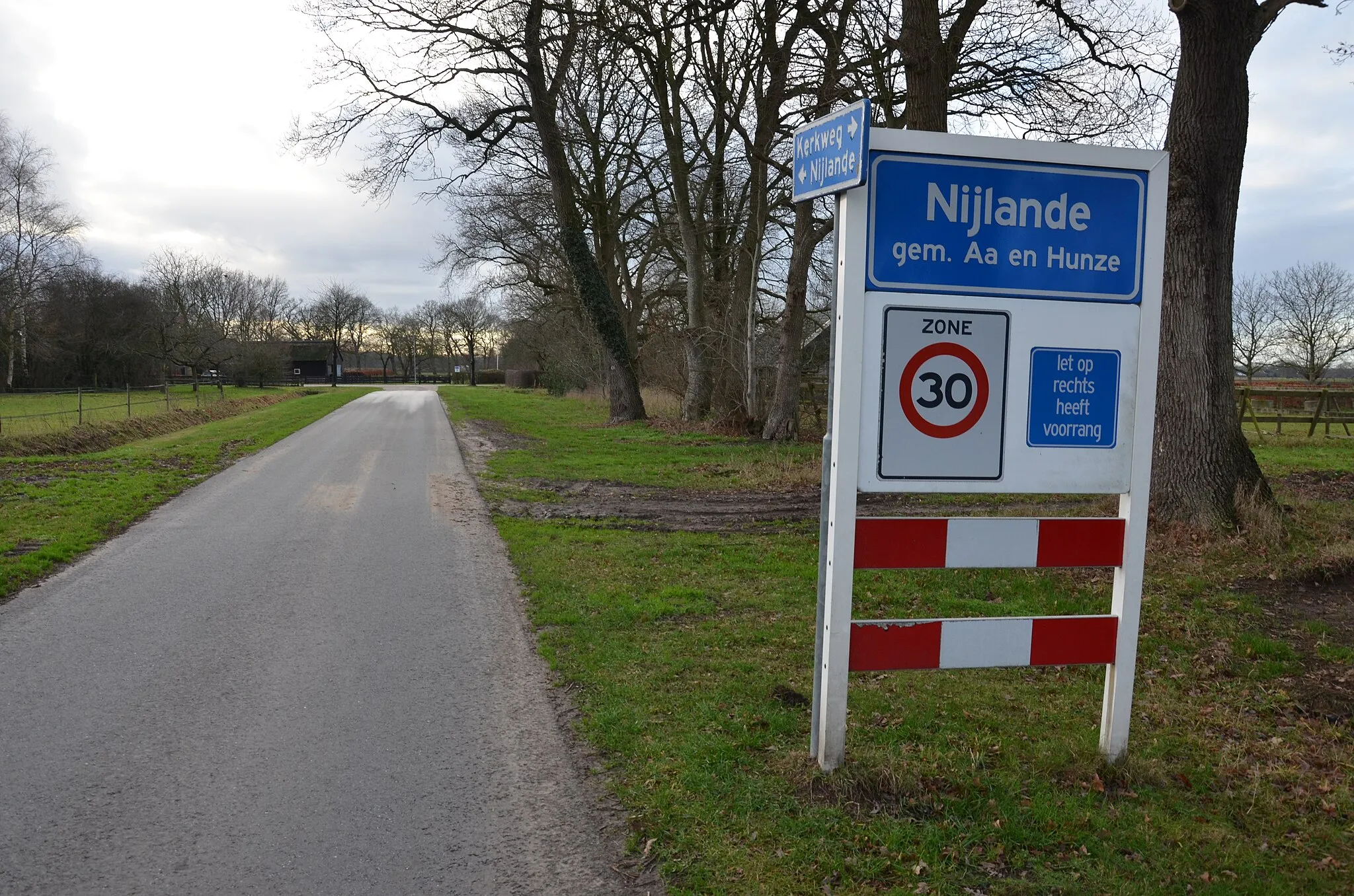 Photo showing: De plaats Nijlande in Drenthe.