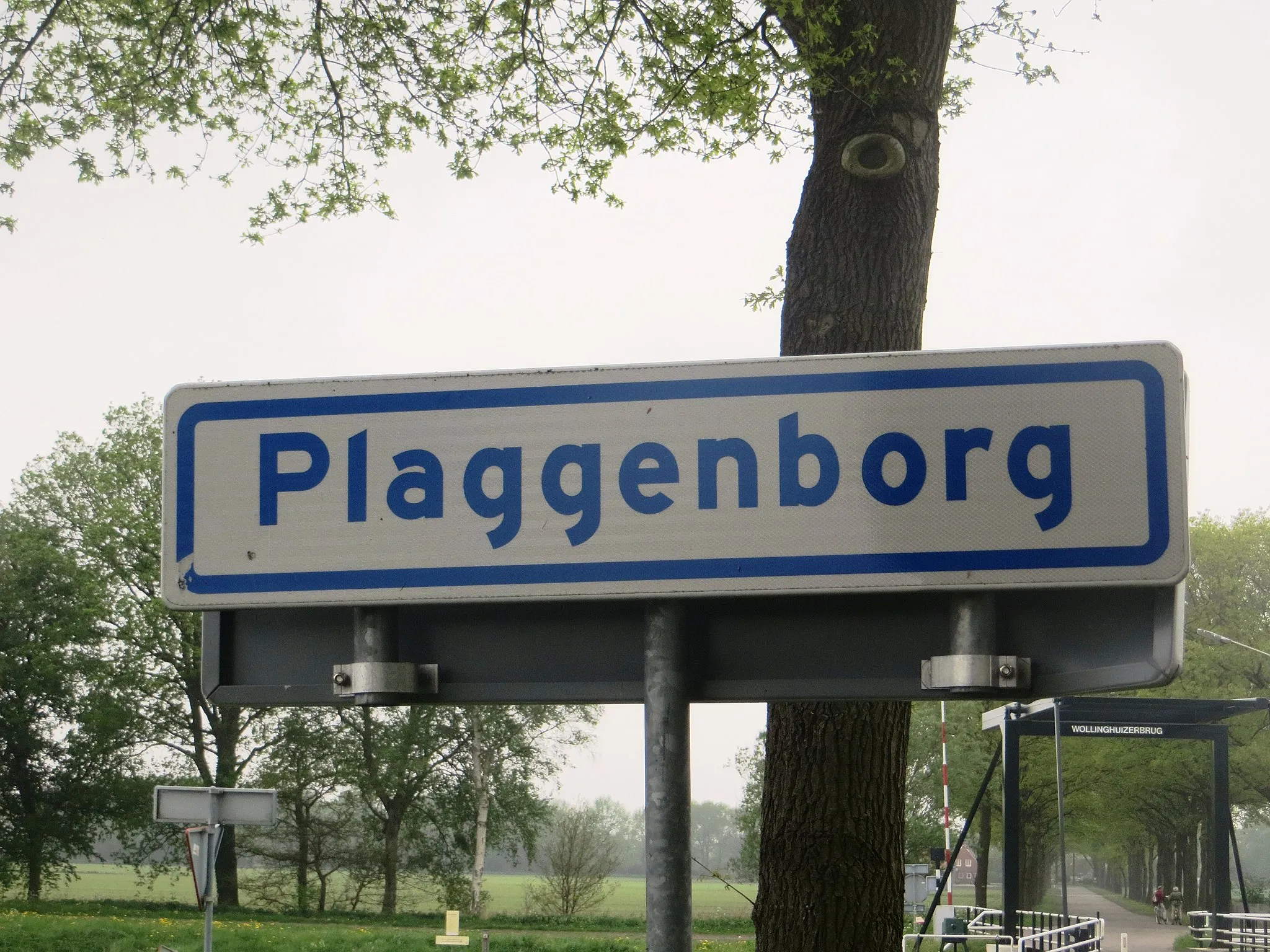 Photo showing: plaatsnaambord Plaggenborg