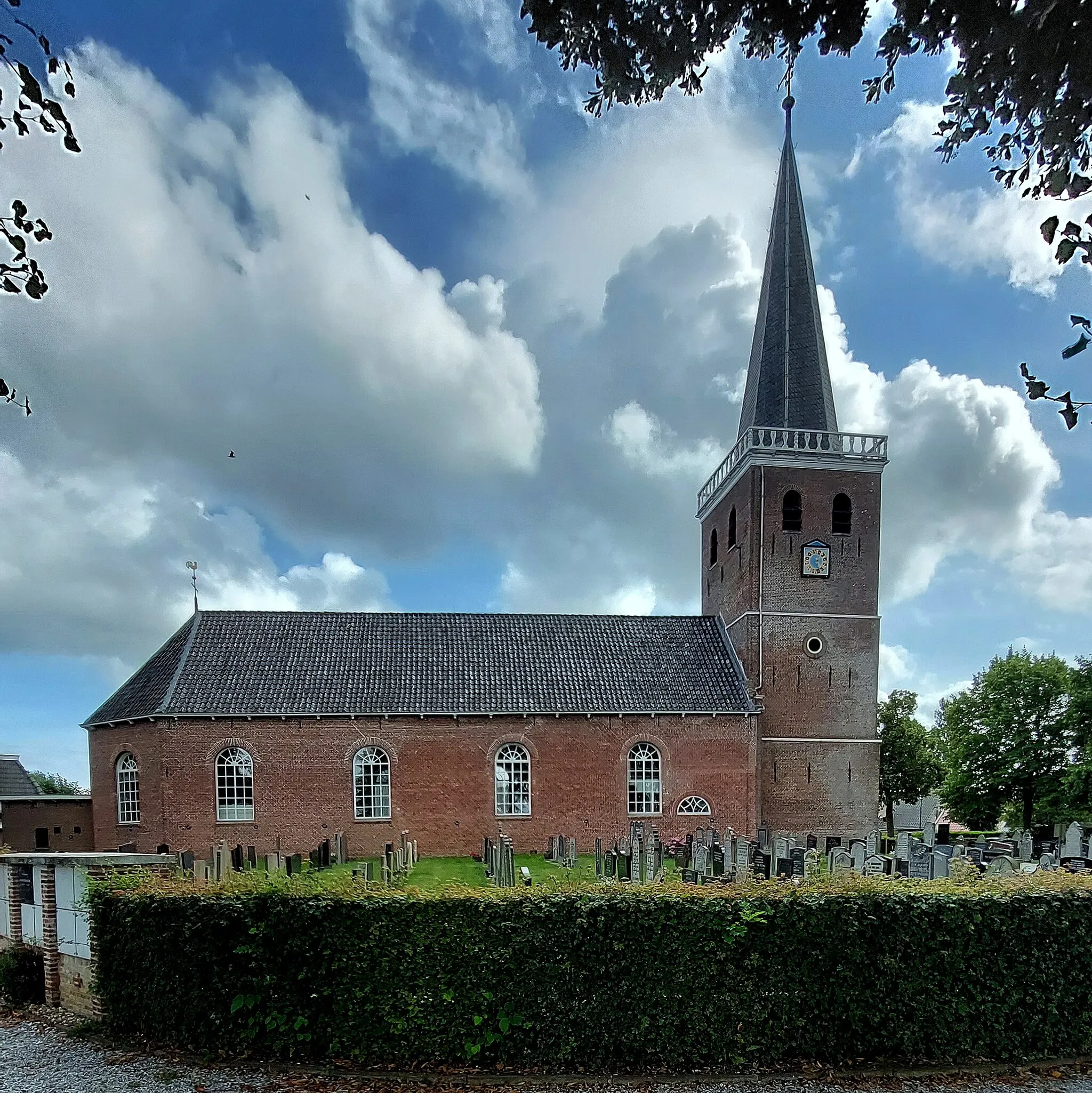Photo showing: De Jehannestsjerke is in tsjerkegebou yn Toppenhuzen yn 'e gemeente Súdwest-Fryslân.