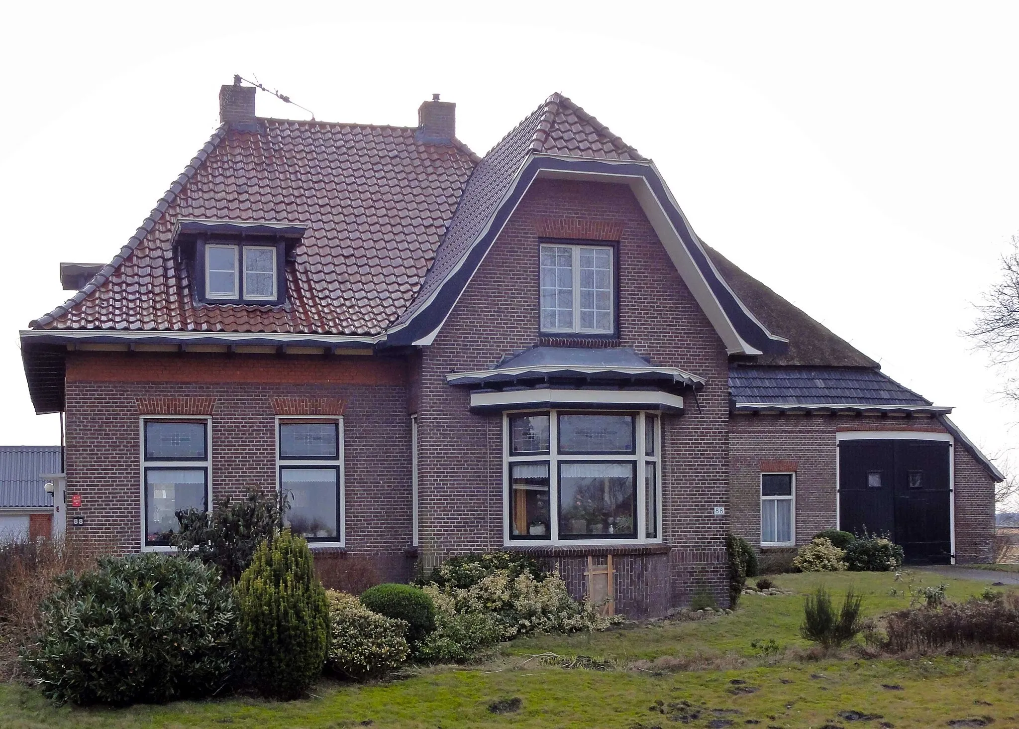 Photo showing: Villaboerderij Dorpsstraat 88 in Eexterveen, provinciaal monument