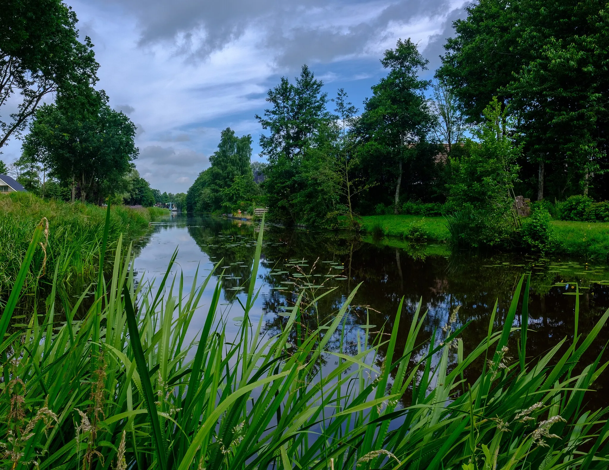 Photo showing: De Poortmanswijk gezien in de richting van Nieuwe Pekela