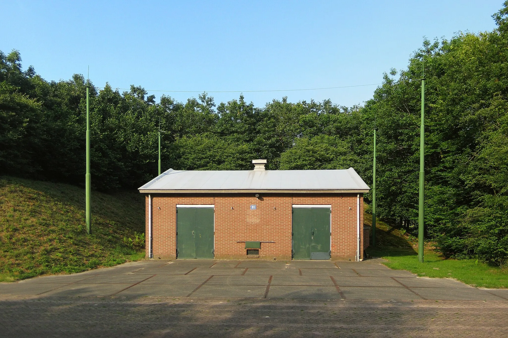 Photo showing: Former ammunition depot near the village of Donderen in Tynaarlo, a municipality in the Dutch province of Drenthe.
