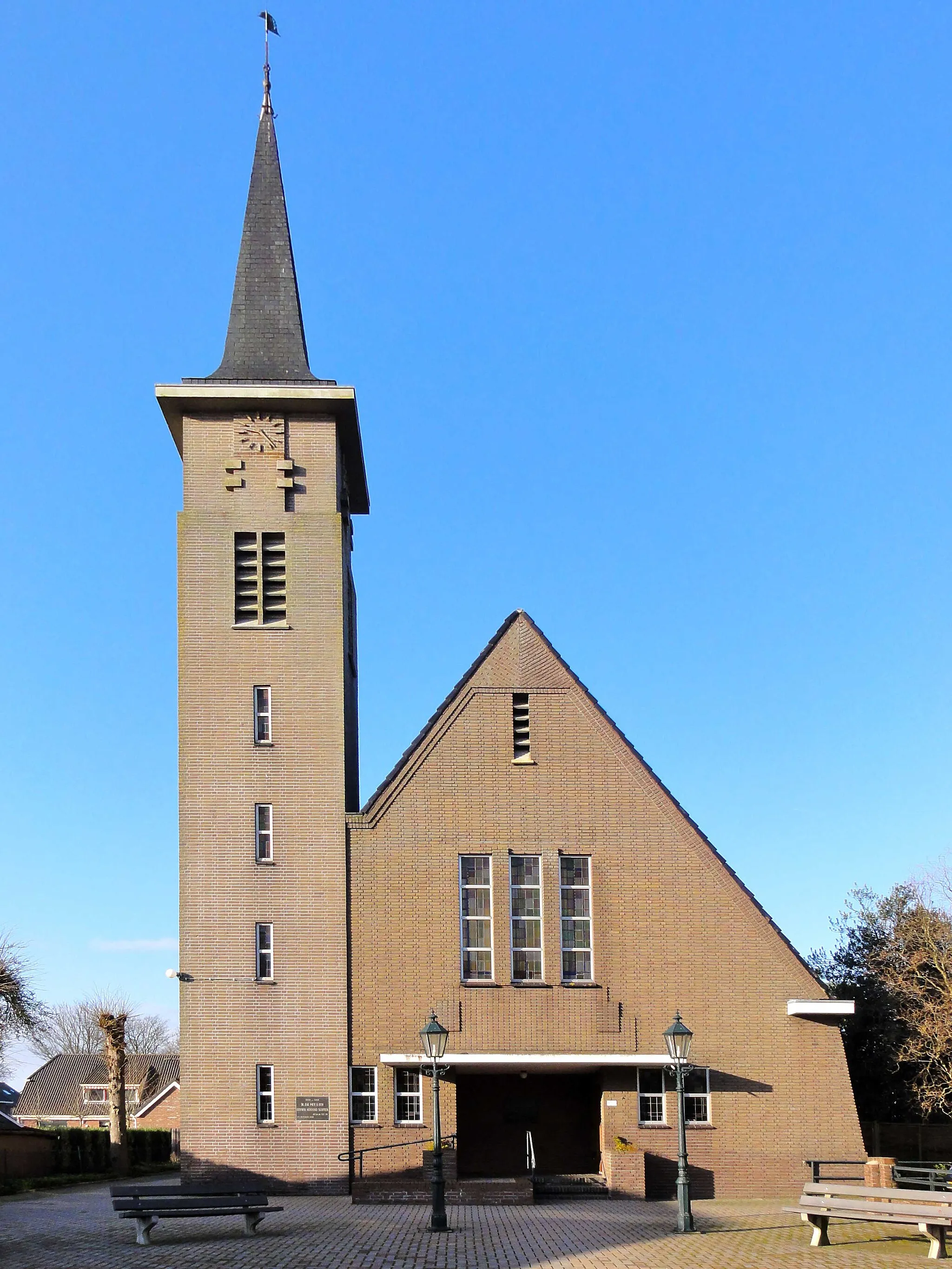 Photo showing: Zuiderdiep 150 Hervormde kerk Tweede Exloërmond