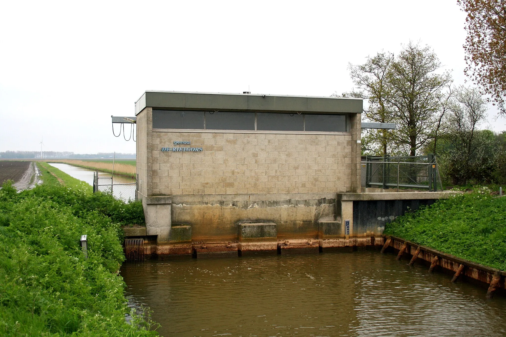 Photo showing: Tollebeek - Gemaal de Rietgors- onderbemaling Tollebeek