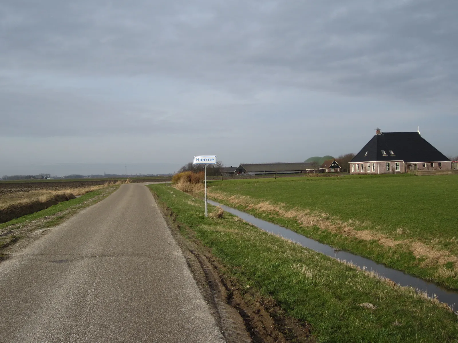 Photo showing: Hoarne, near village of Stiens (The Netherlands).