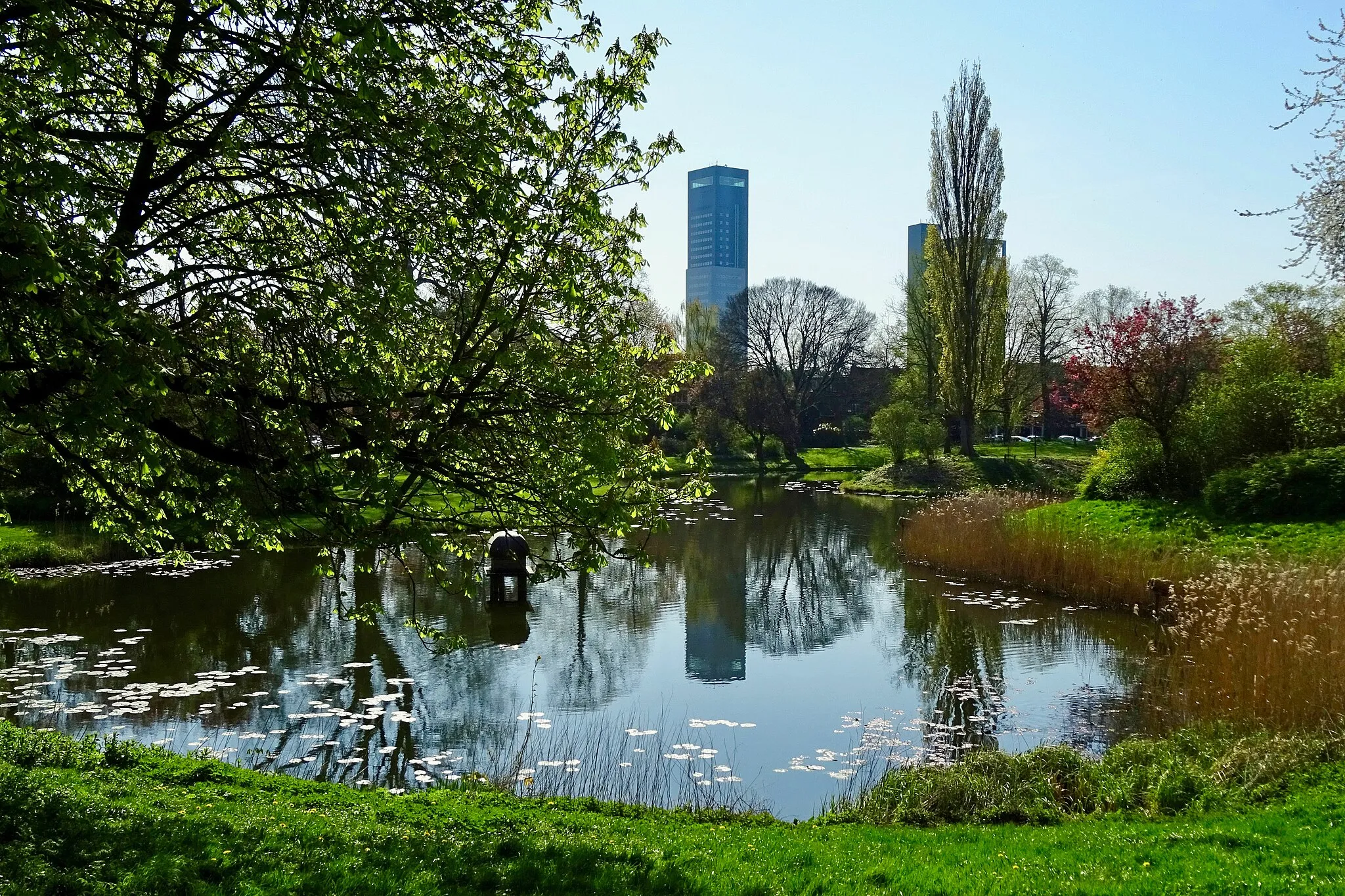 Photo showing: Het Westerpark (ook Vossepark) in Leeuwarden
