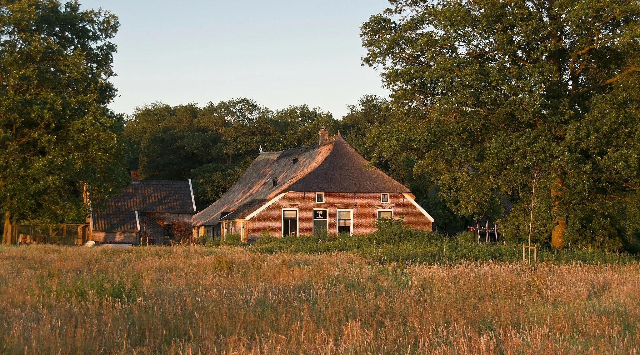 Photo showing: De Wildenberg (at sunset) - Zuidwolde - Drenthe - the Netherlands