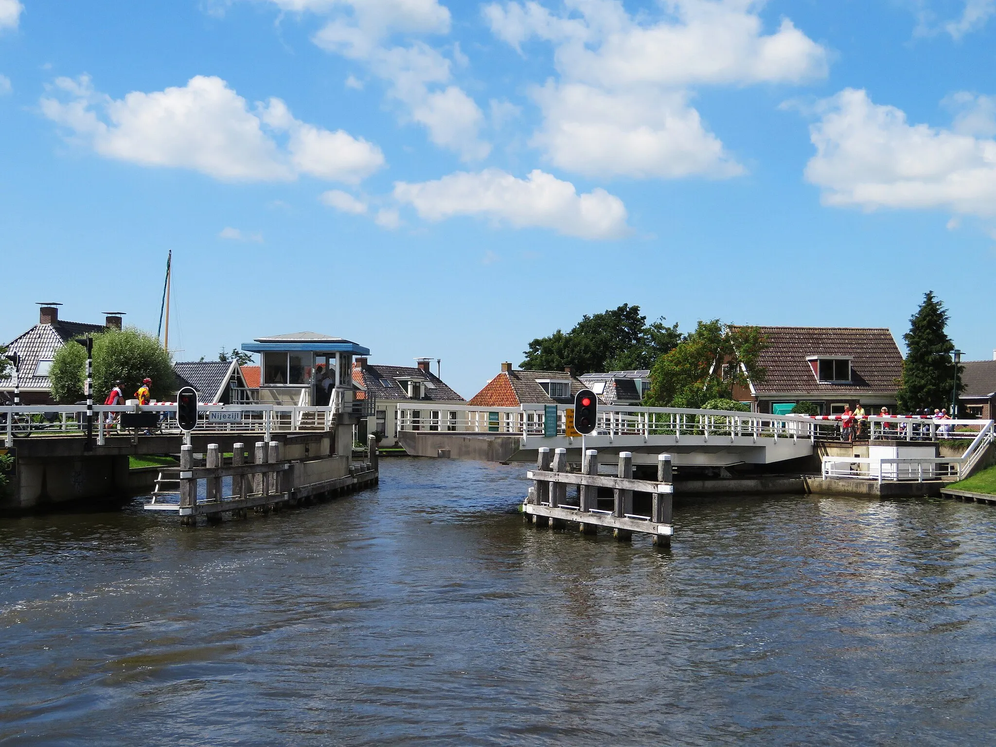 Photo showing: Nijezijlbrug bij Nijezijl in Friesland