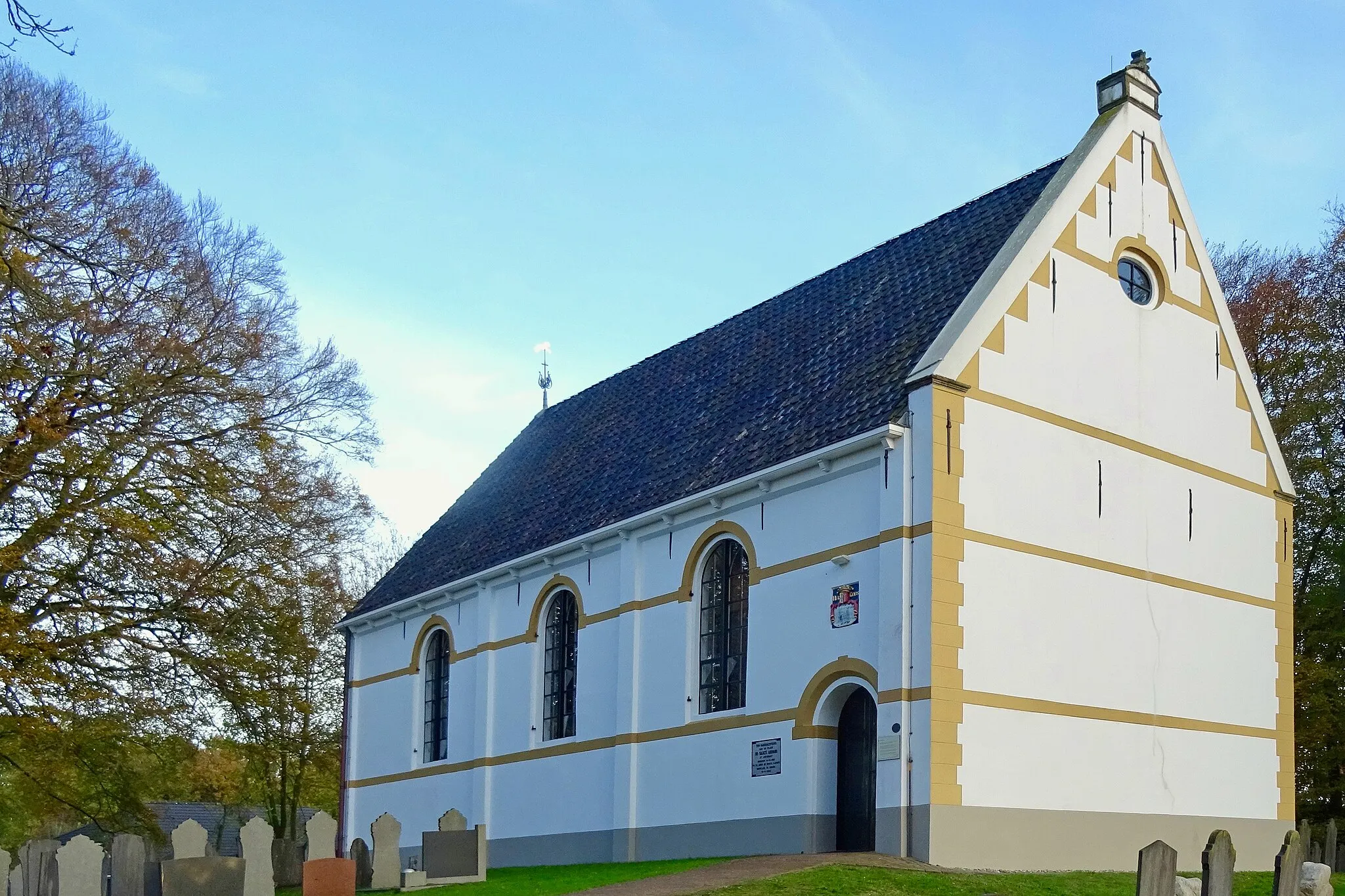 Photo showing: De Witte kerk van Hemrik