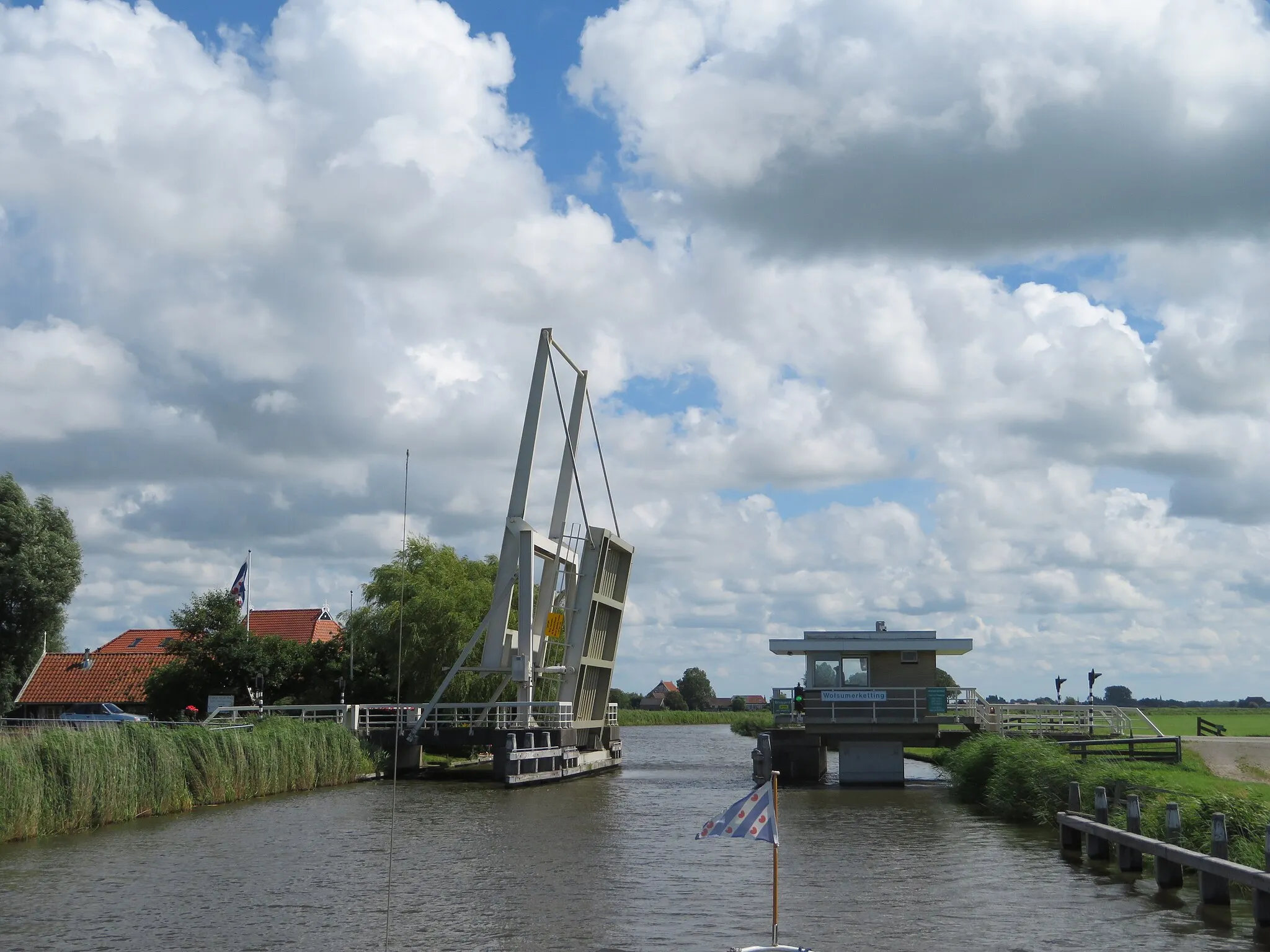 Photo showing: Brug over de Wijmerts bij Wolsumerketting