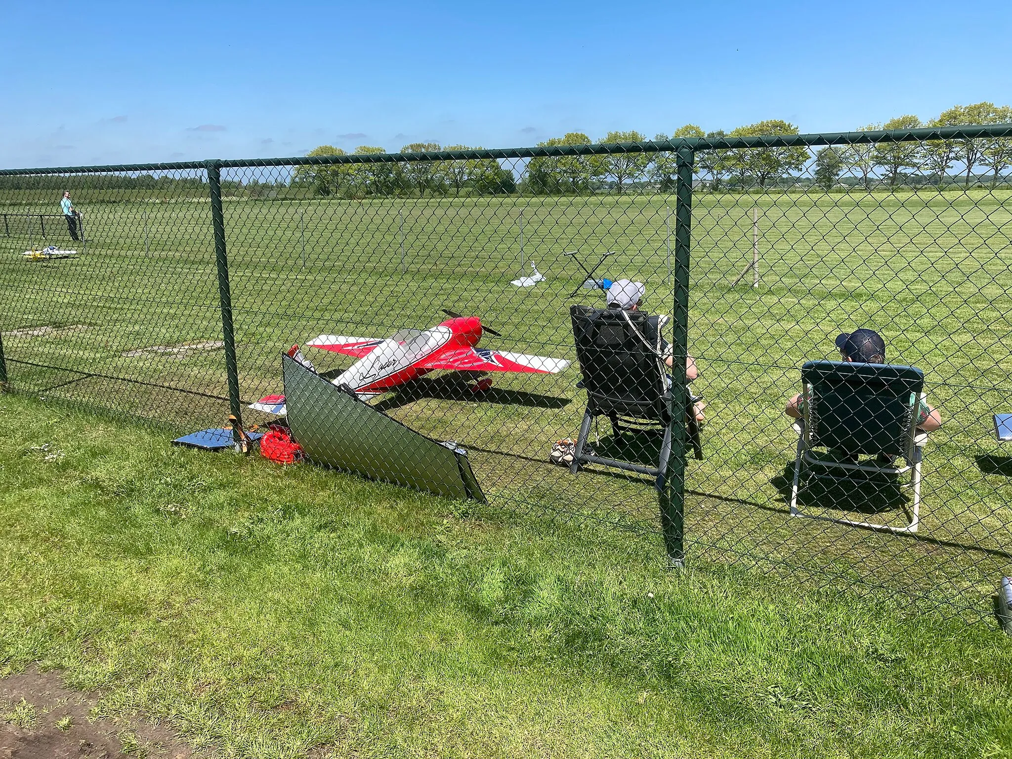 Photo showing: Roder Luchtvaart Club bij Amerika (Drenthe)