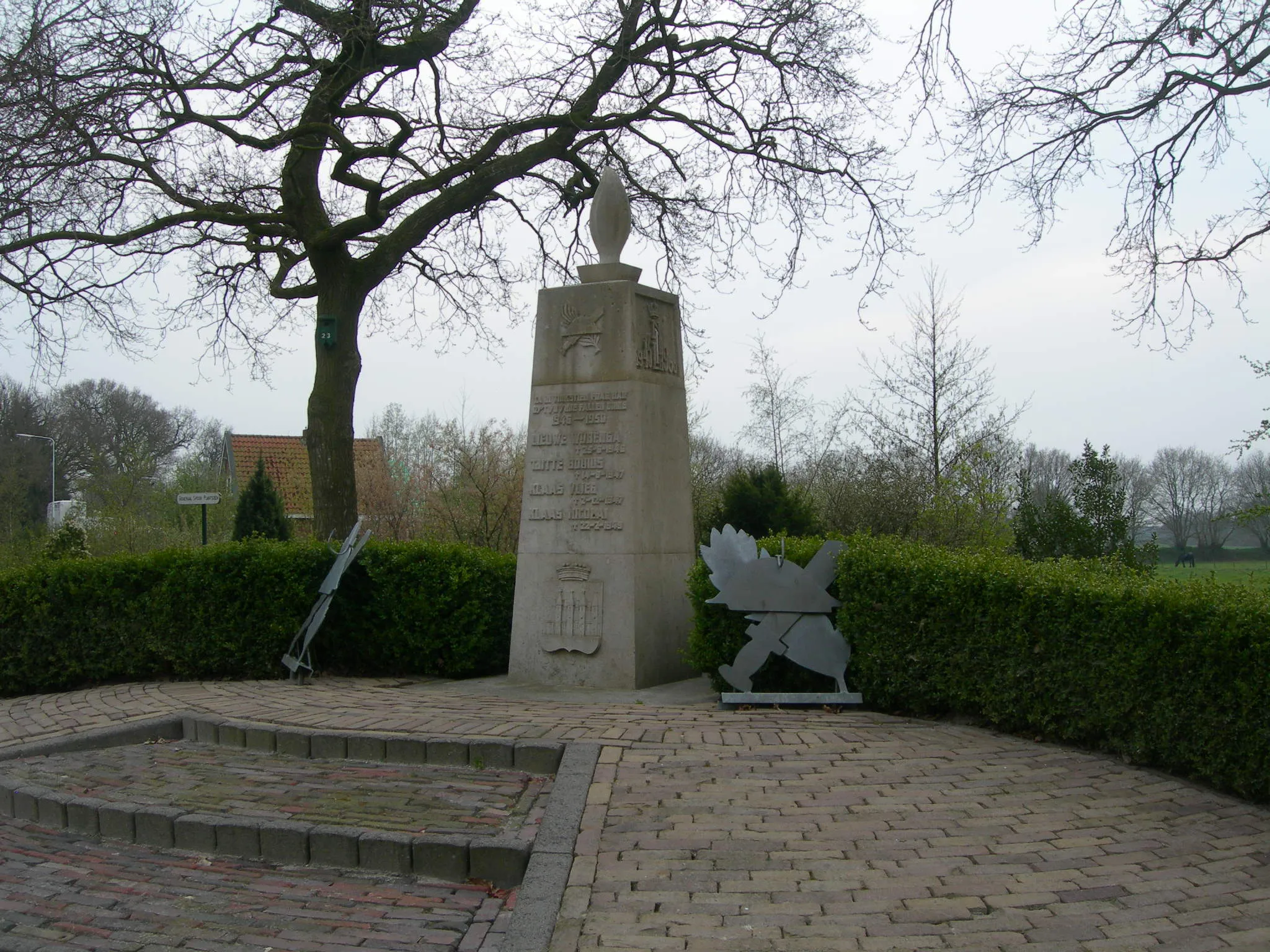Photo showing: Indie Monument aan de Kromelle in Buweklooster/Drogeham