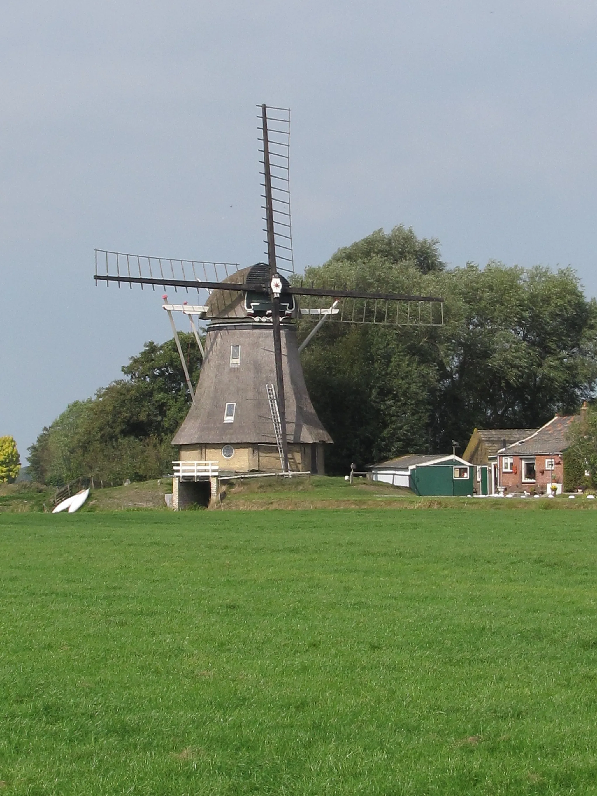 Photo showing: Big windmill near Broeksterwâld