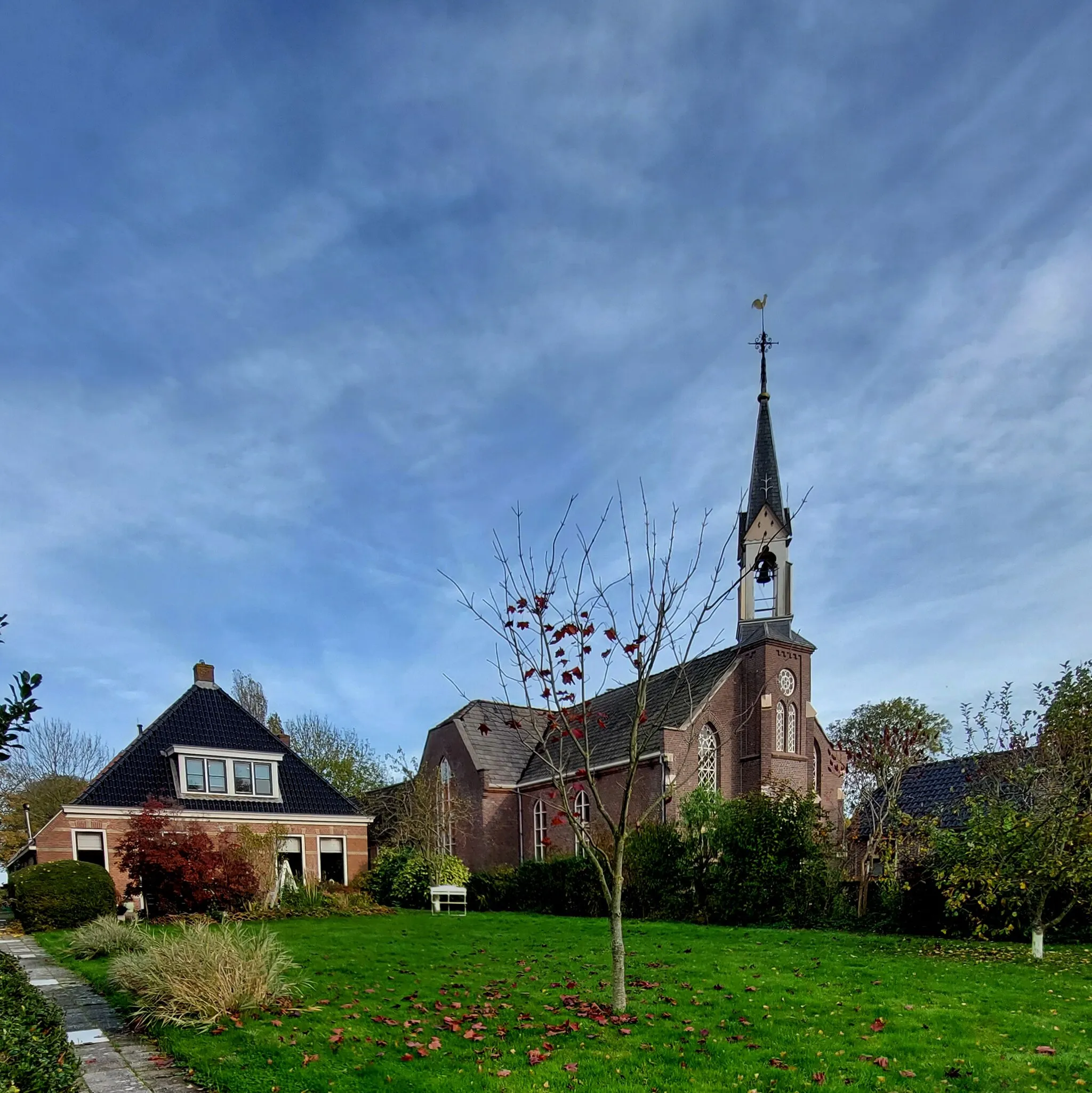 Photo showing: Hijum, (eardere) grifformearde tsjerke Bethel