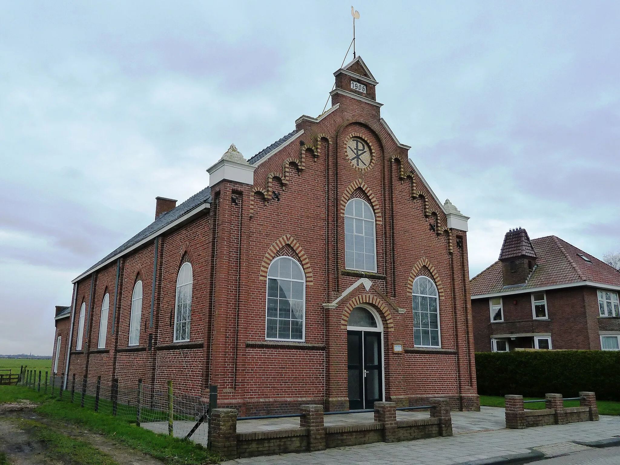 Photo showing: Gereformeerde kerk van Kollumerpomp.