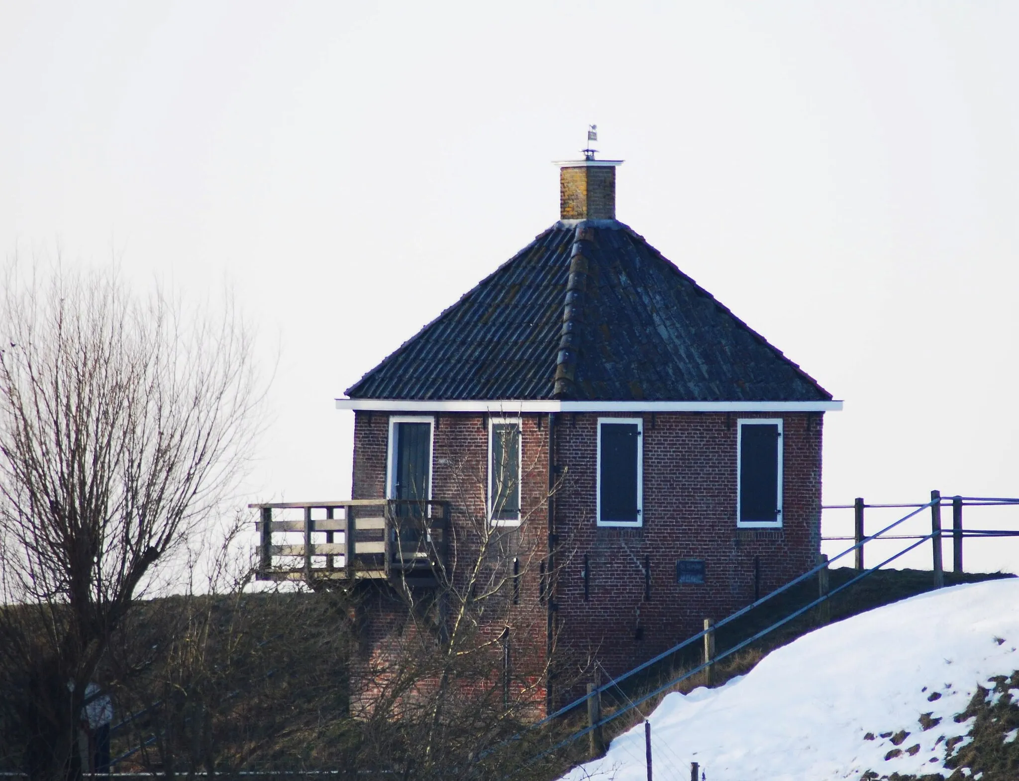 Photo showing: Contributiehuisje op de Rintjeshoek in Kollumerpomp