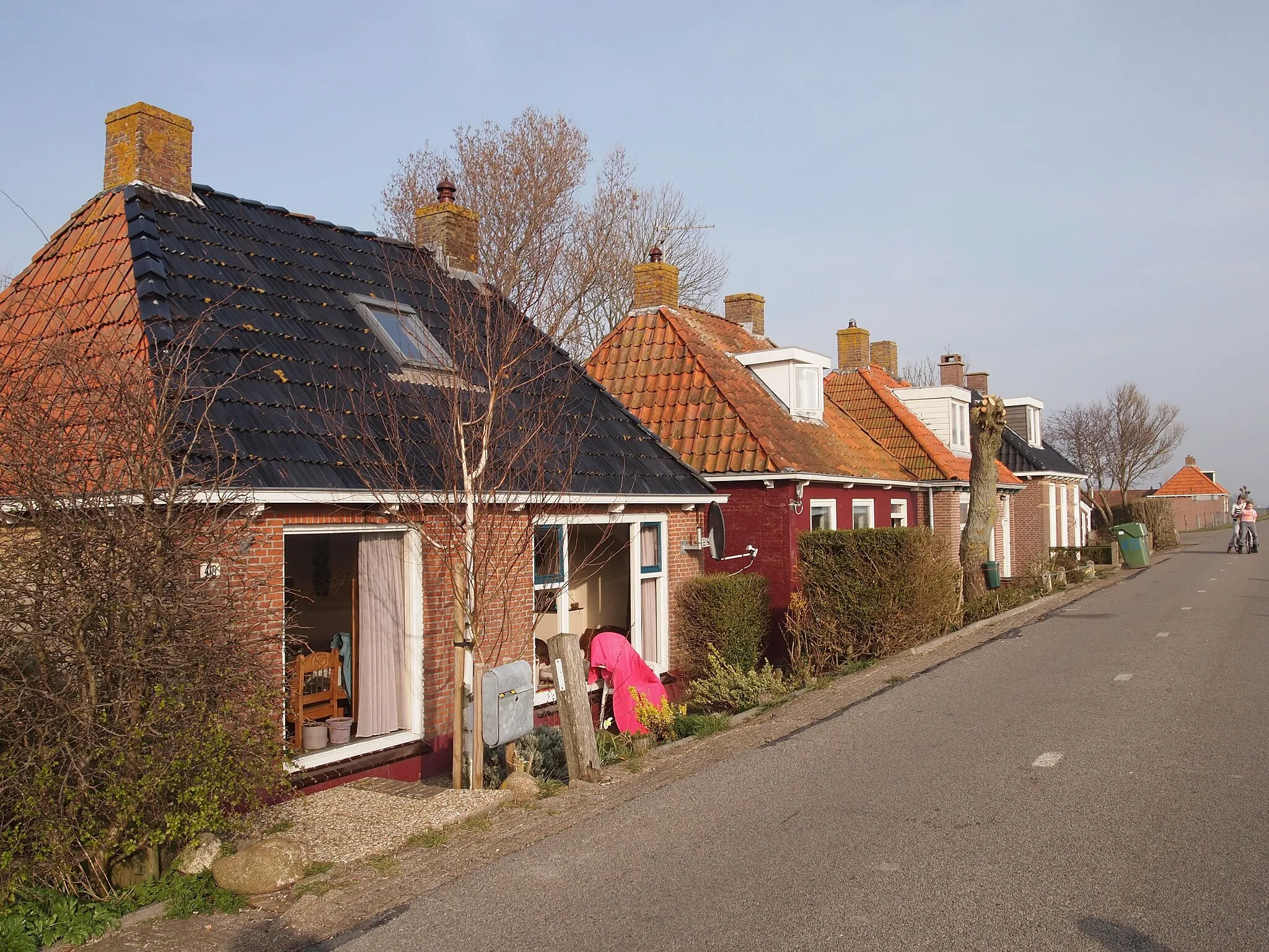 Photo showing: Nieuwe Bildtdijk- Rij huisjes. Zwarte Haan