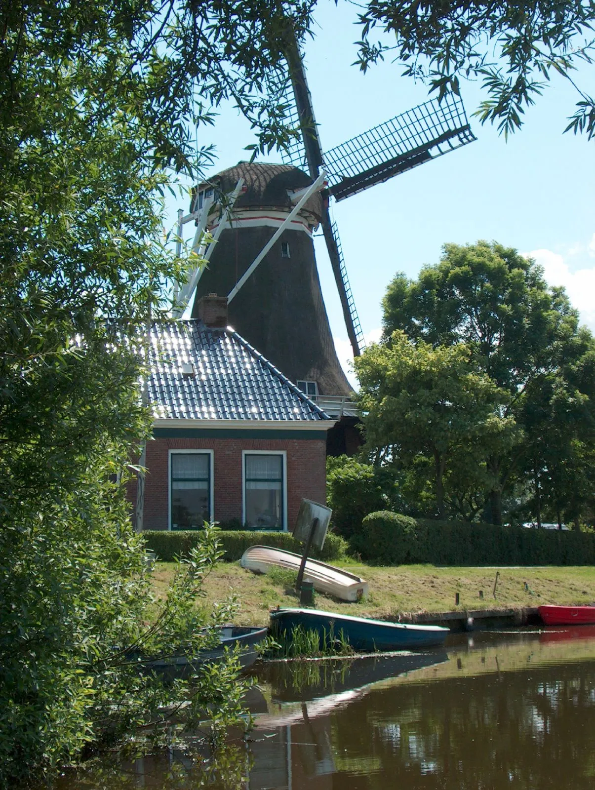 Photo showing: De Hoop, windmolen in Holwerd