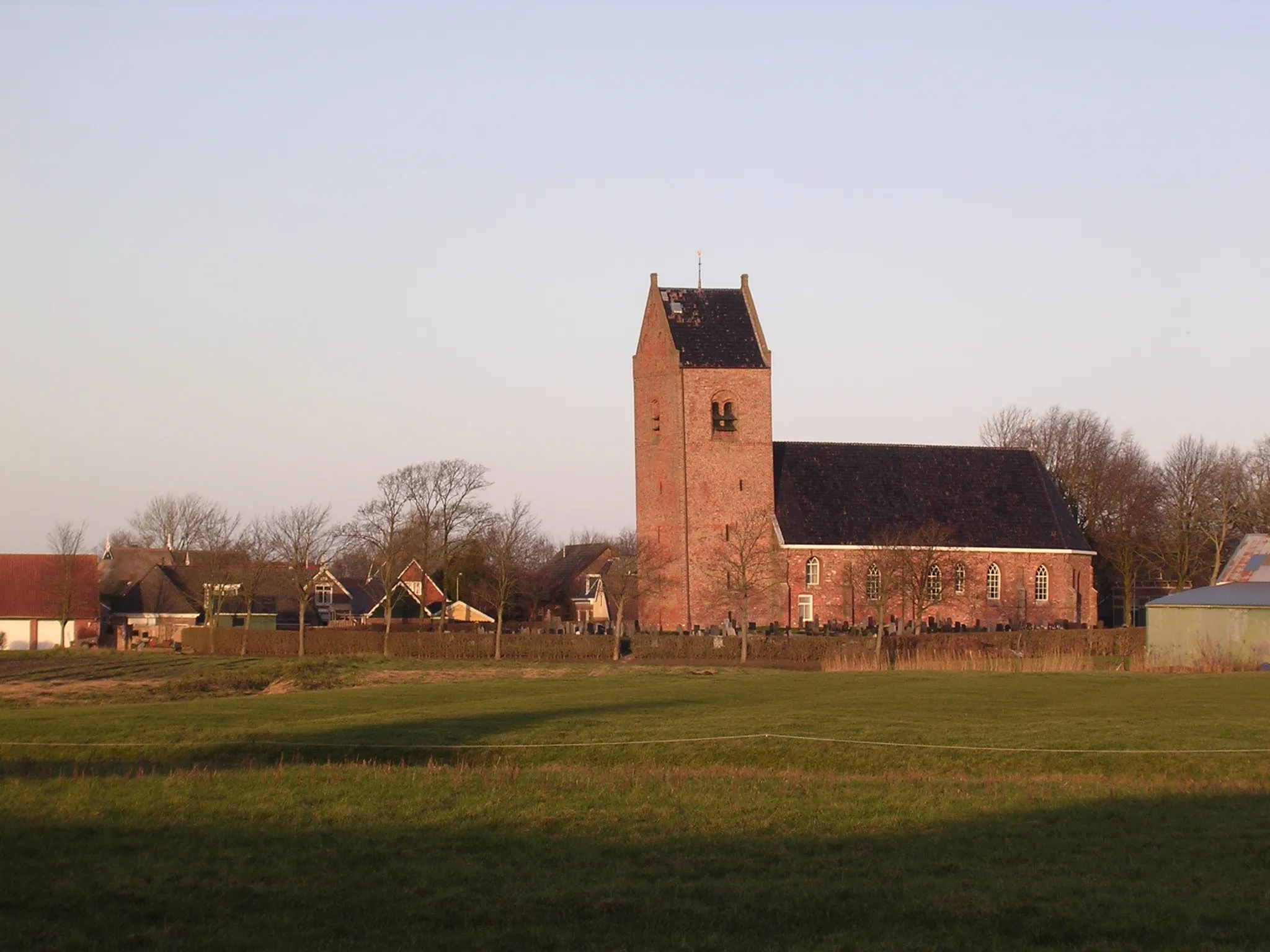 Photo showing: Herfoarme Tsjerke fan Easternijtsjerk (Church of the village Oosternijkerk)